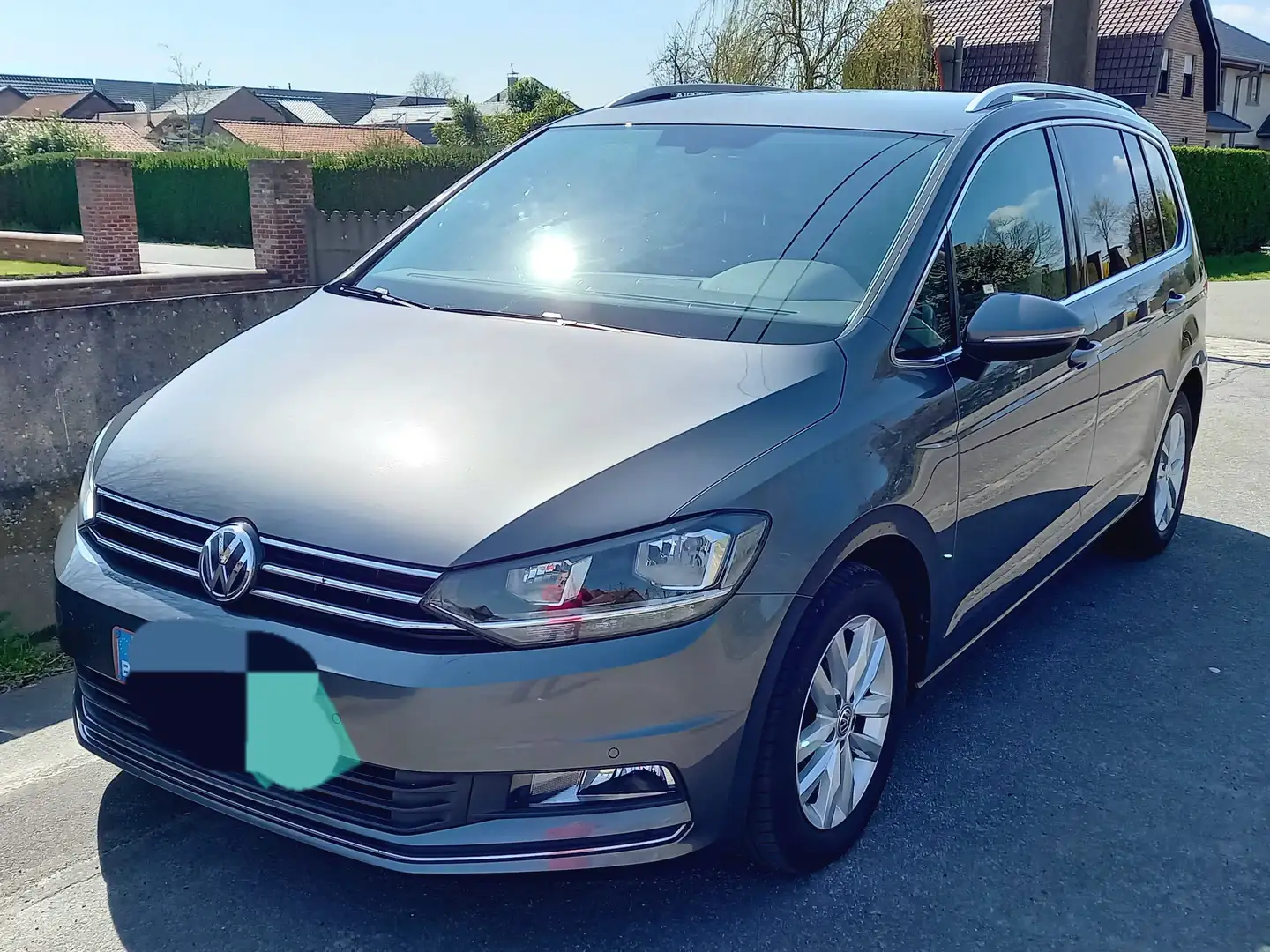 Volkswagen Touran Touran 1.6 TDI Highline Gris - 1