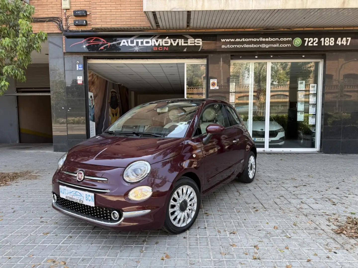 Fiat 500 0.9 Lounge Paars - 2