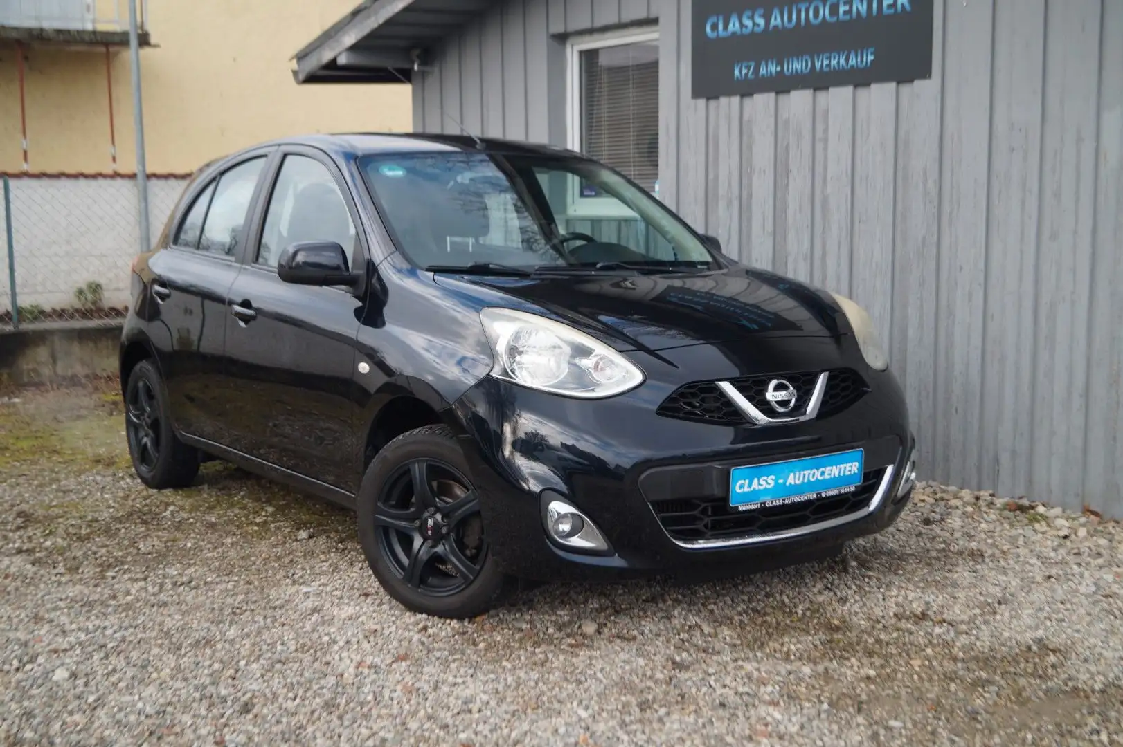 Nissan Micra Acenta 1.2| 2. Hand| Klimaauto| Tempomat| Noir - 1