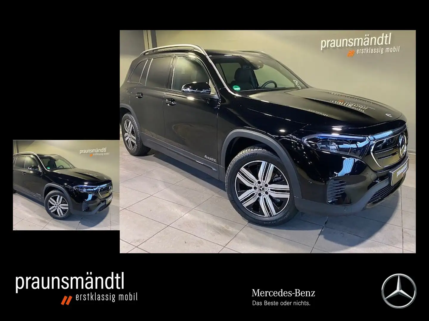 Mercedes-Benz EQB 300 4M Progressive/Advanced/Night/Memory/DIS Schwarz - 1