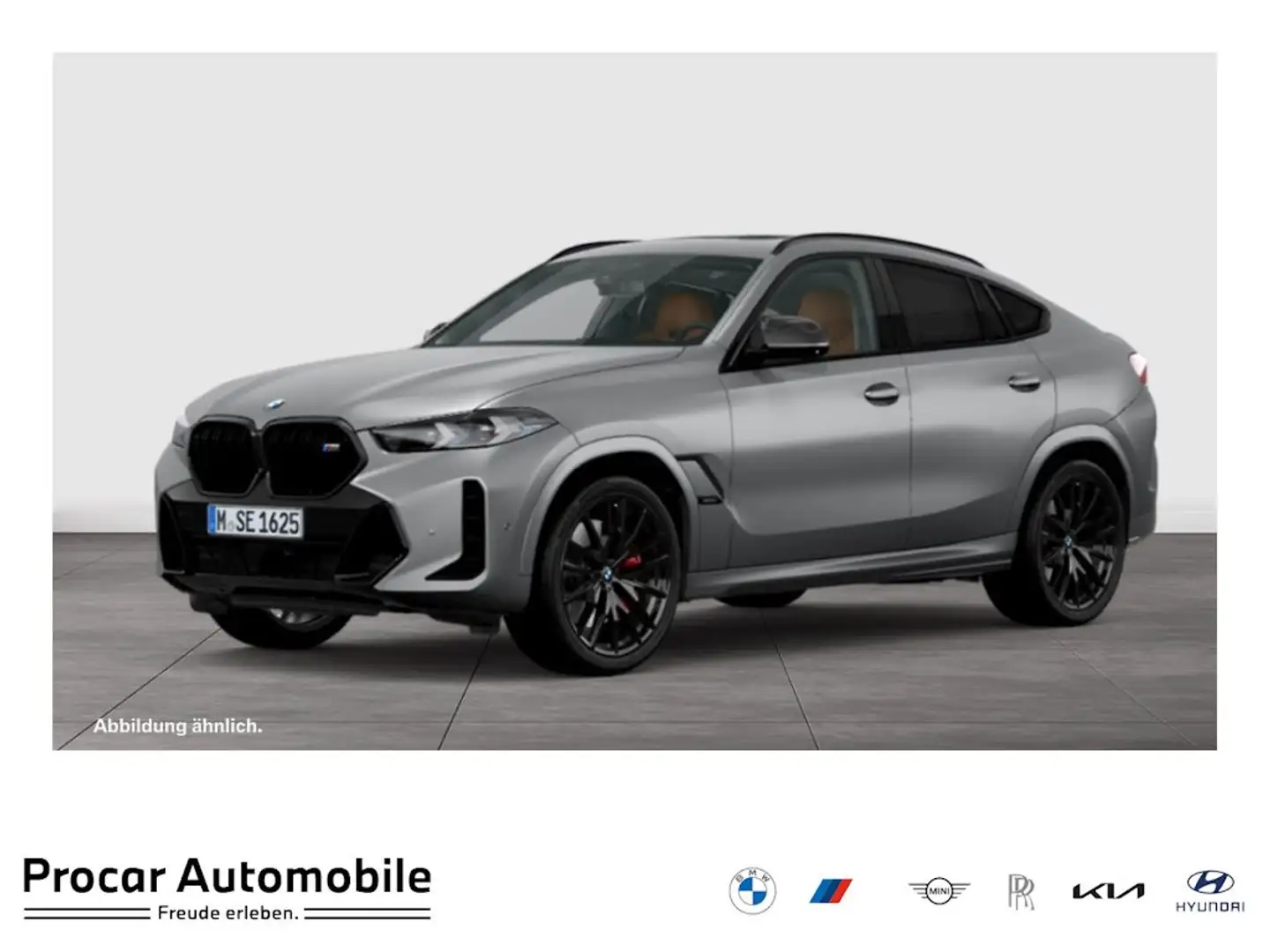 BMW X6 M60i xDrive M Sport PANO ACC RFK NAVI LED LM Grau - 1