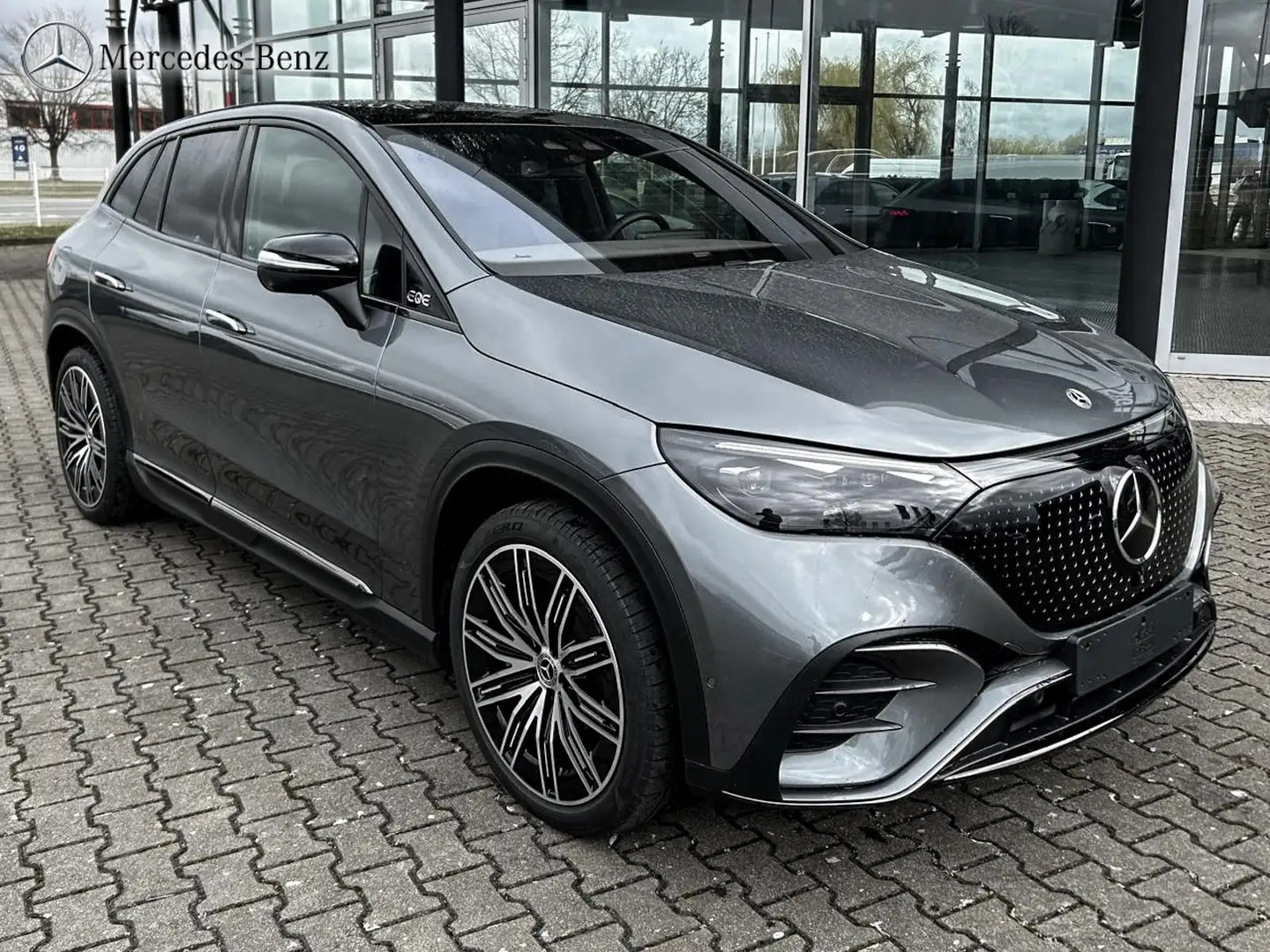 Mercedes-Benz EQE 350 4M SUV AMG Spurhalte+Distro+Pano+AHK+ Gris - 2