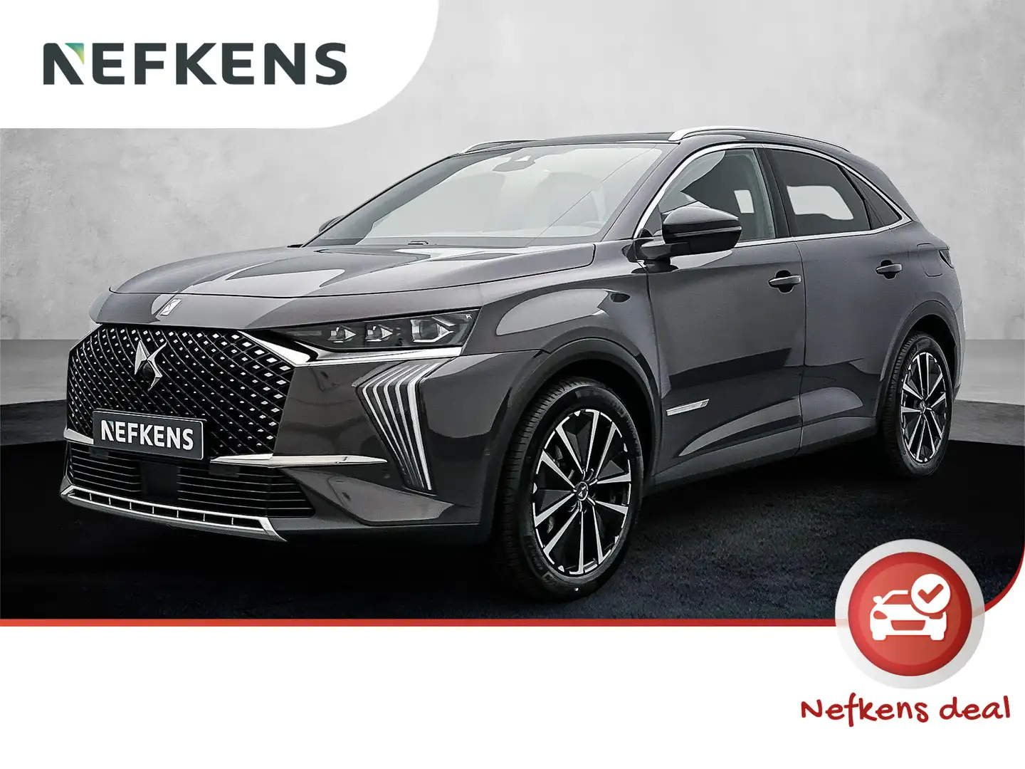 DS Automobiles DS 7 E-Tense 225 Ligne Business | Alcantara | Adaptieve Zwart - 1