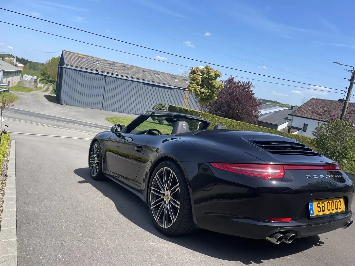Porsche 991 carrera 4s cabrio - sport black series - chrono Noir - 2