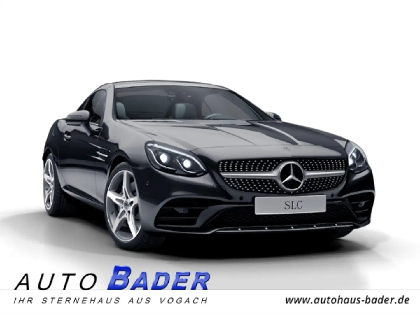Mercedes-Benz SLC 200 AMG Line 9G-Tronic Garmin Parktronic ILS Schwarz - 1