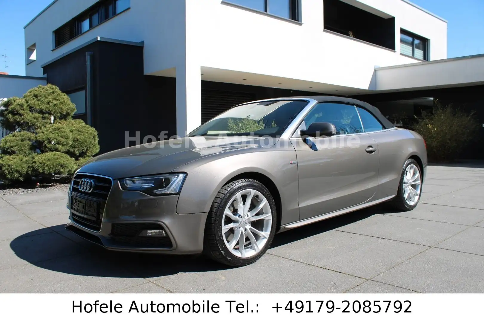 Audi A5 Cabriolet **S-LINE/KLIMA/NAVI/SHZ/AHK** Grau - 1