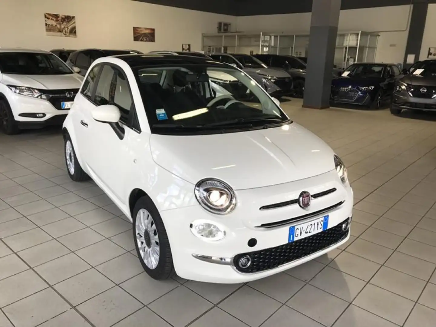 Fiat 500 1.0 Hybrid Dolcevita NEOPATENTATI Bianco - 1