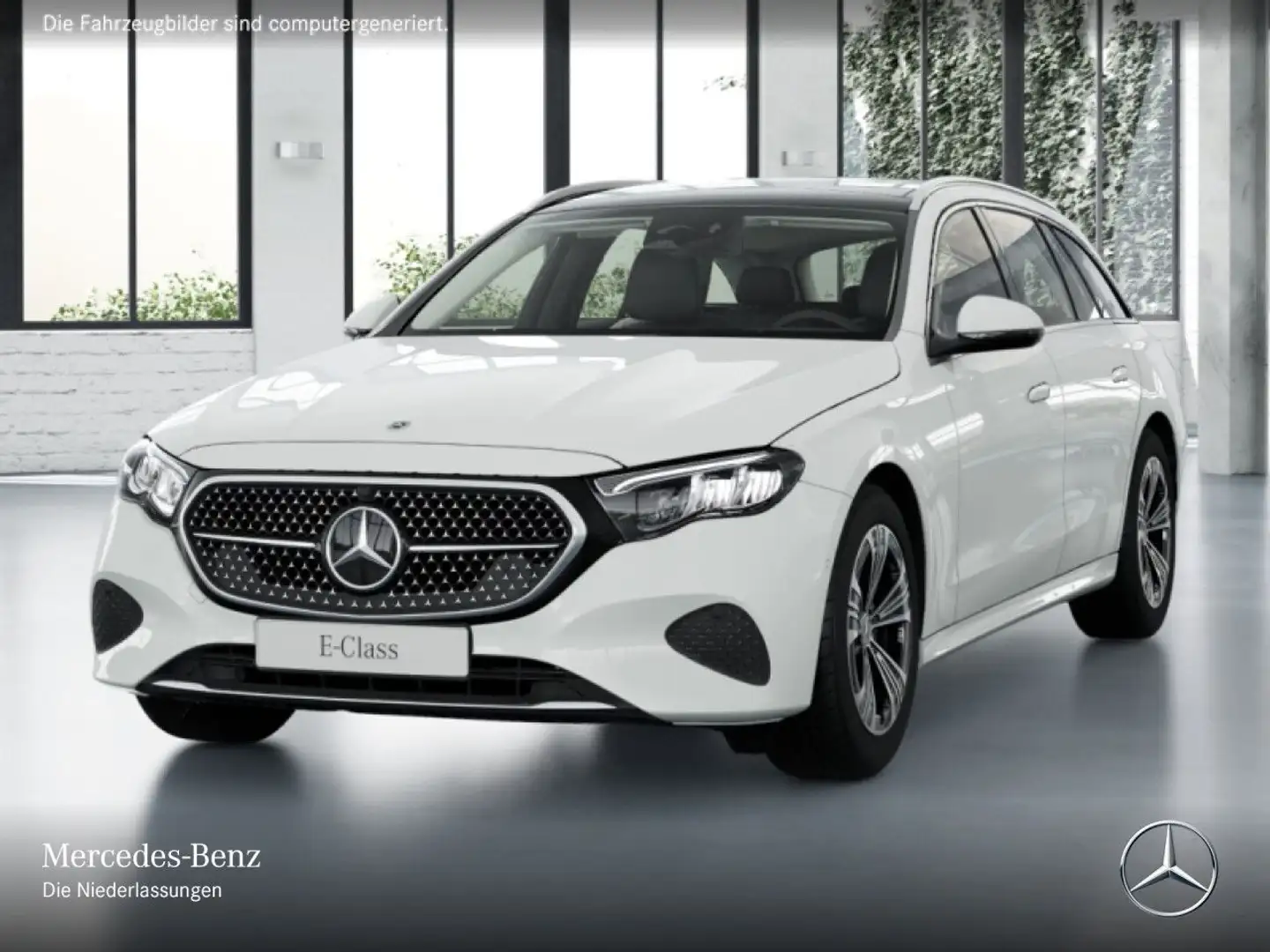 Mercedes-Benz E 220 d T Avantgarde Pano Distr. LED Kamera PTS 9G Weiß - 2
