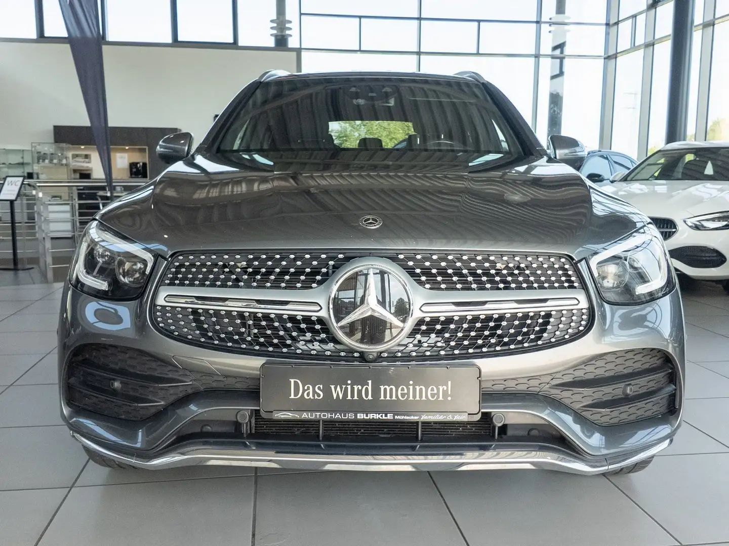Mercedes-Benz GLC 400 d AMG HUD,AHK,ABC,MULTIB,Distr,360°,Burm Grau - 2