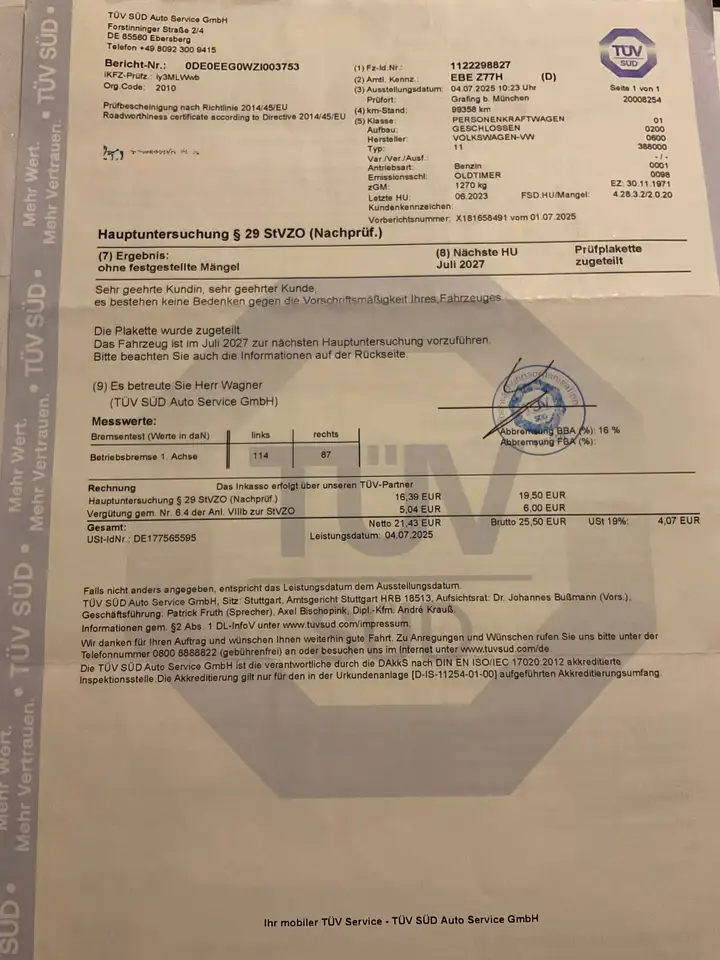 Volkswagen Käfer, foto 11