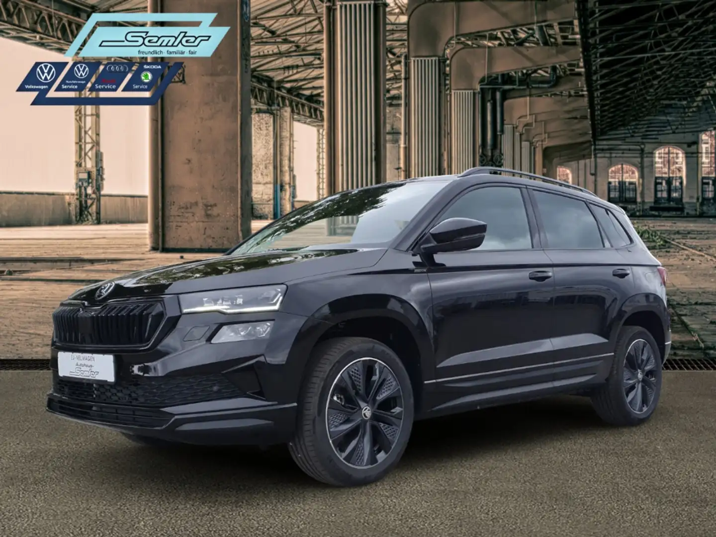 Skoda Karoq Sportline 1.5 TSI ACT NAVI KESSY V-COCK Noir - 2