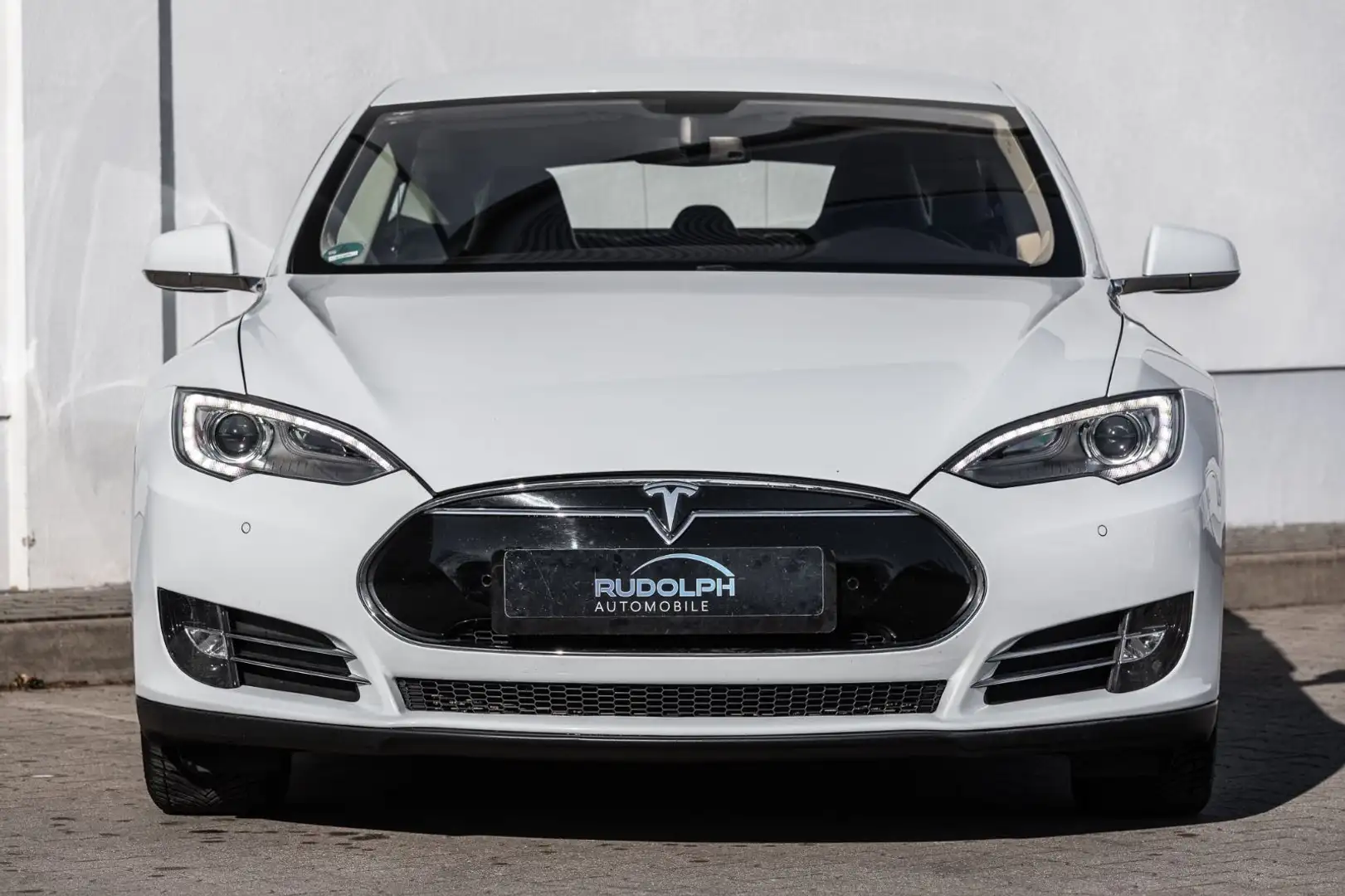Tesla Model S 85 kWh°FREE SUPER CHARGING°TÜV +GARANTIE Blanc - 2