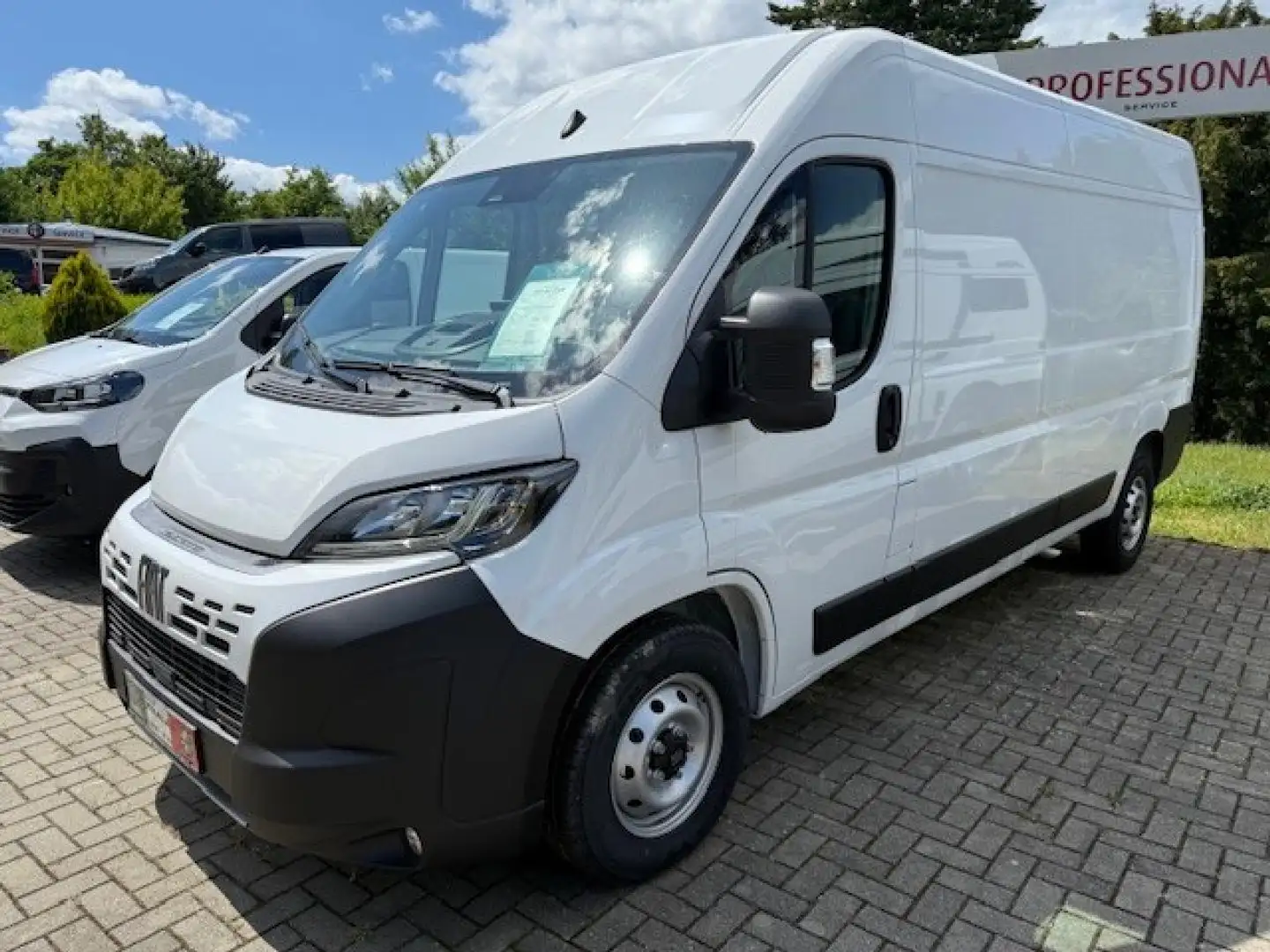 Fiat Ducato 35 L3H2 140 Multijet Maxi Hochdach verblecht Blanc - 1