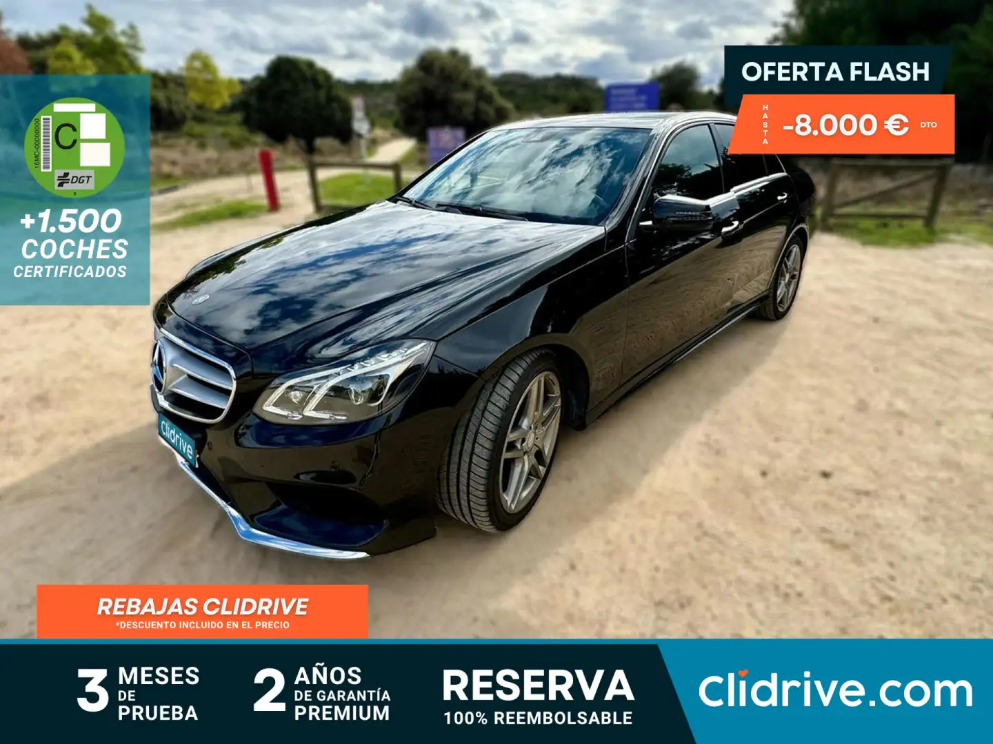 Mercedes-Benz E 220 BT Avantgarde Aut. Negro - 1