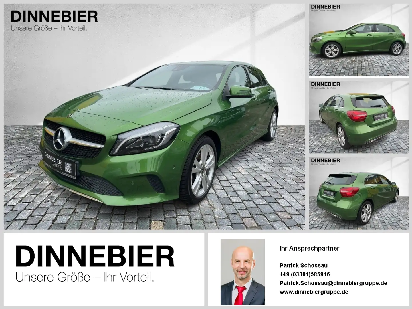 Mercedes-Benz A 180 BlueEfficiency LED NAVI STANDHZ TWA Verde - 1