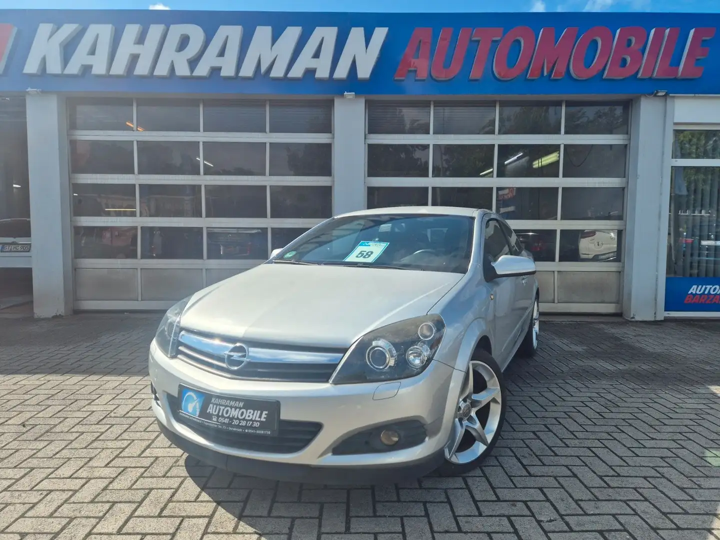 Opel Astra H 2.0 GTC Turbo  Sport Silber - 1