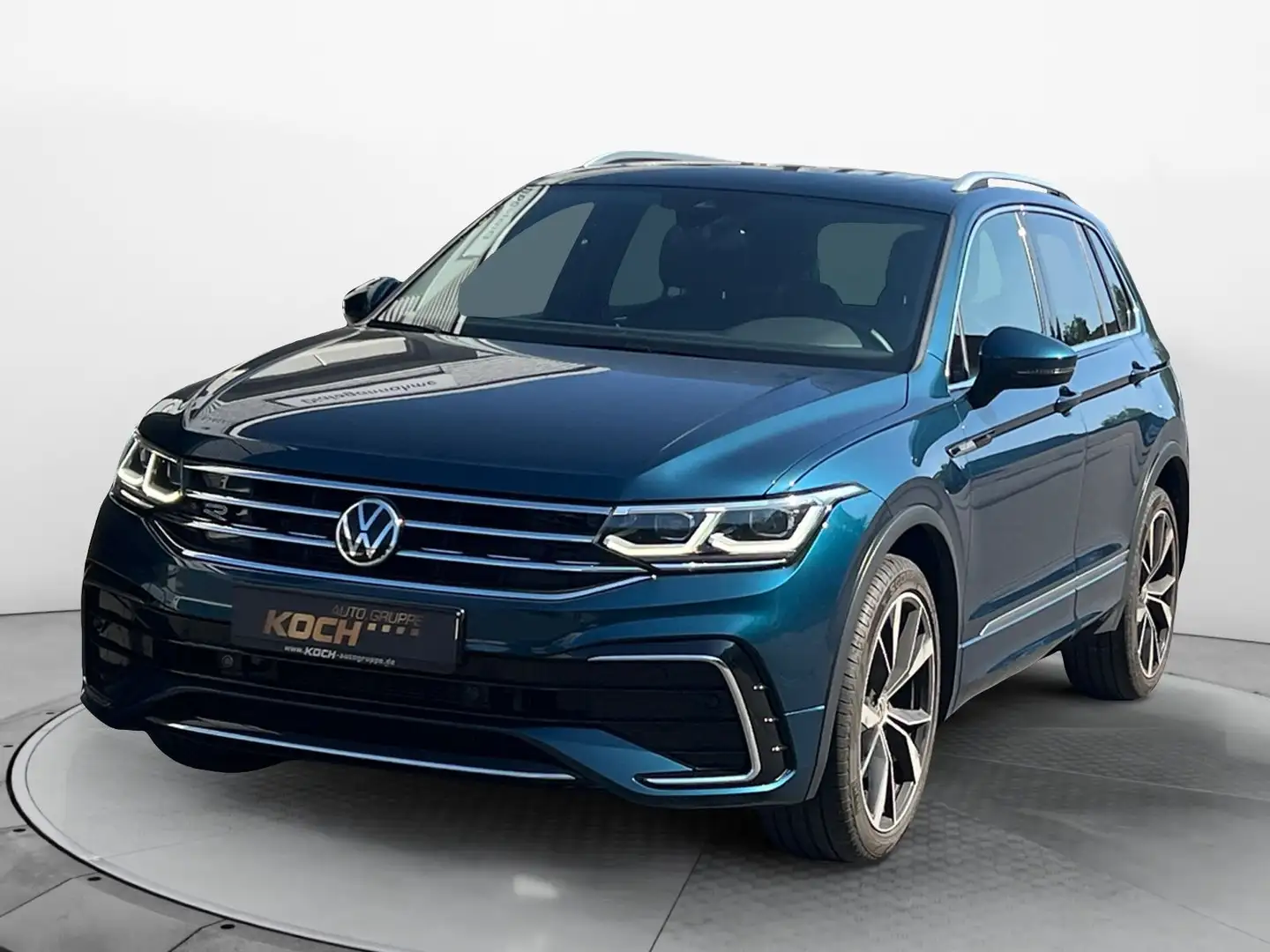 Volkswagen Tiguan 2.0TDI R-Line 4M DSG AHK NAVI SHZ LED STA Blau - 2