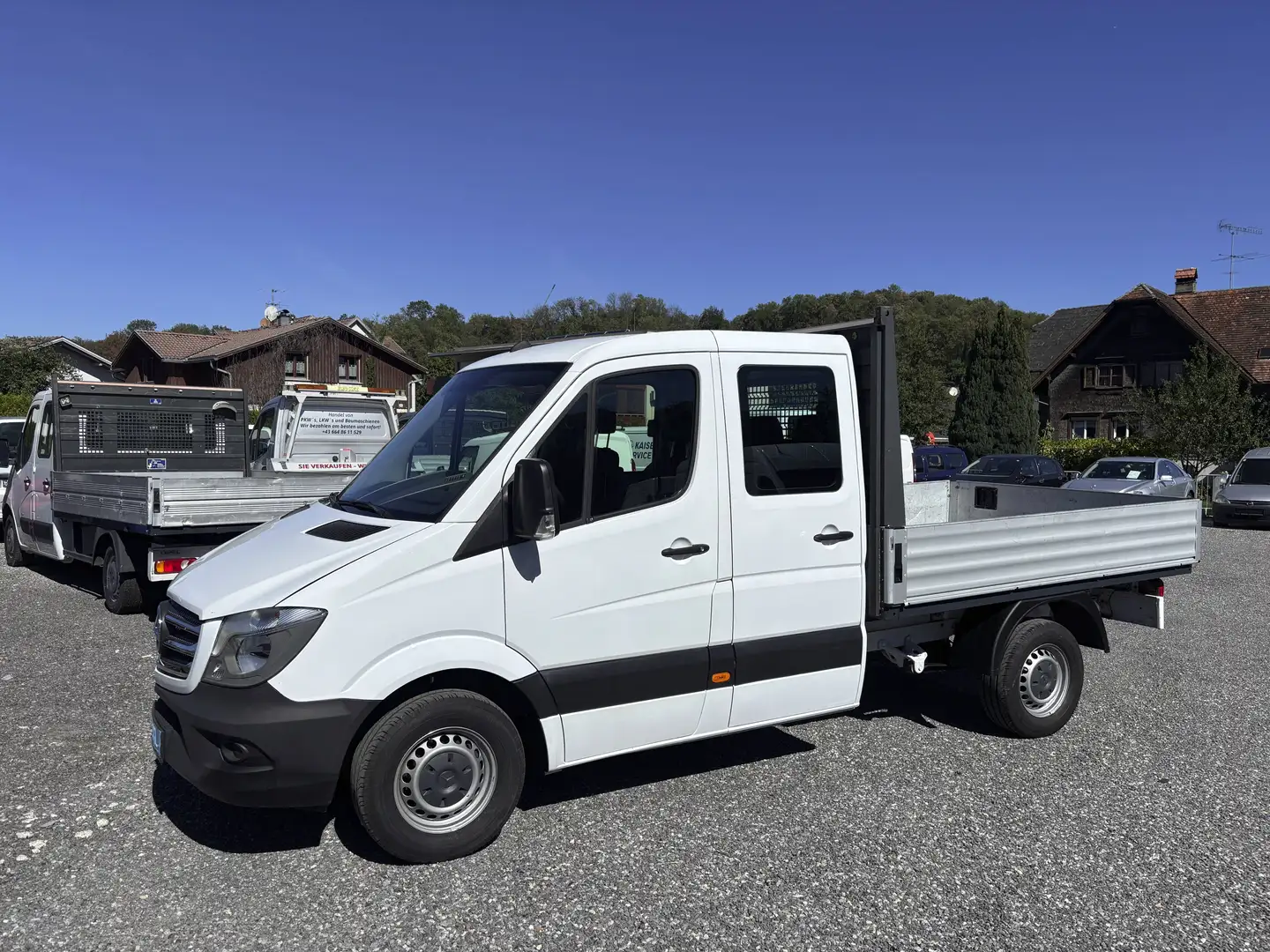 Mercedes-Benz Sprinter 314 cdi Doka+Pritsche Klima Weiß - 1