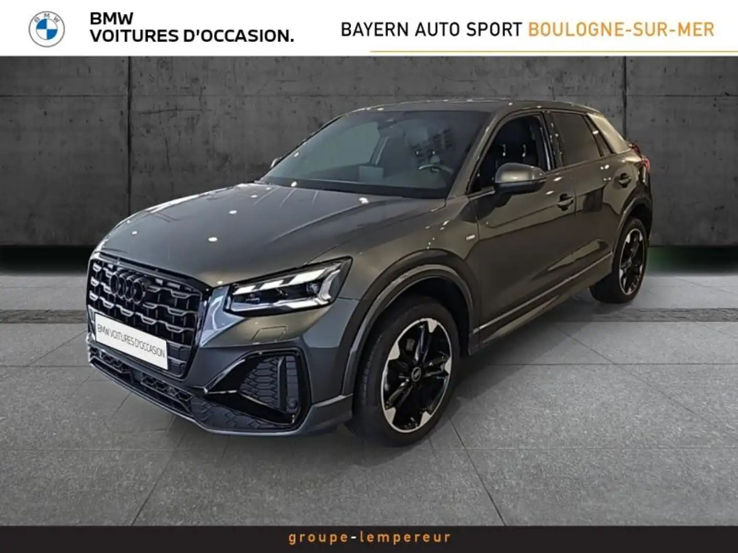 Audi Q2 35 TFSI 150ch S line S tronic 7 Gris - 1