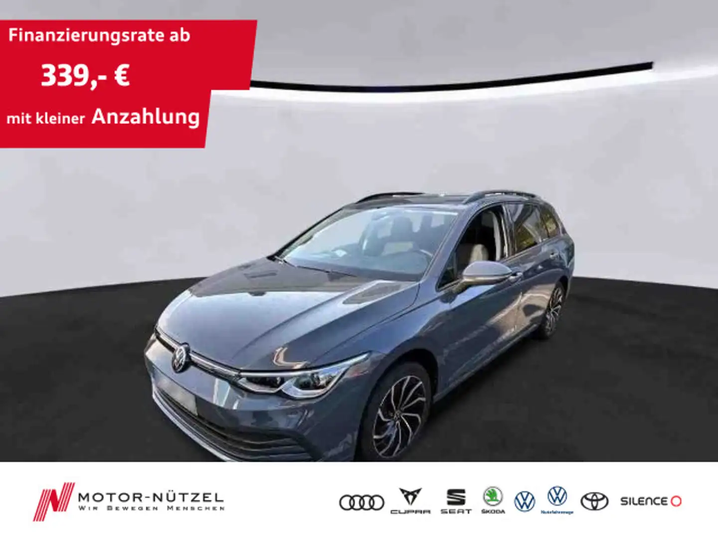 Volkswagen Golf Variant Golf VIII Variant 2.0 TDI LIFE LED+PANO+ACC+AHK Grau - 1