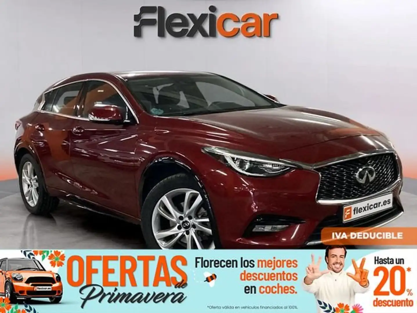 Infiniti Q30 1.5d Premium Burdeos - 1