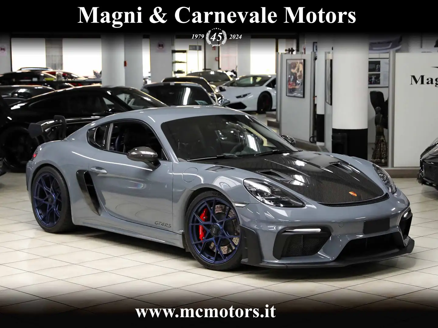 Porsche Cayman 718 GT4 RS|WEISSACH|CLUBSPORT|LIFT SYSTEM|CHRONO Grigio - 1