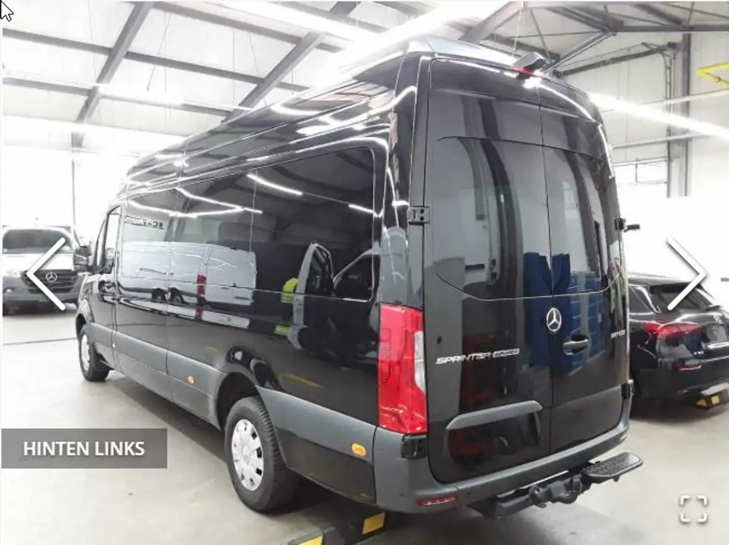 Mercedes-Benz Sprinter 317 CDI Tourer PRO HD Lang 9GT+AHK+STHZG Schwarz - 2