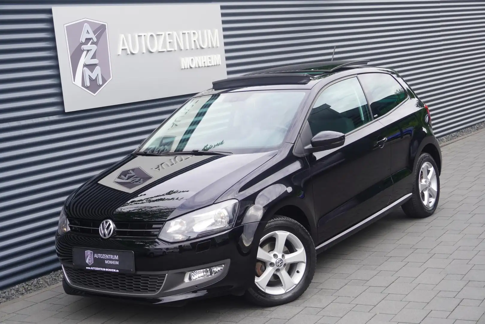Volkswagen Polo 1.2 STYLE|PANORAMA|SITZHEIZUNG|KLIMA|CHROM| Zwart - 1