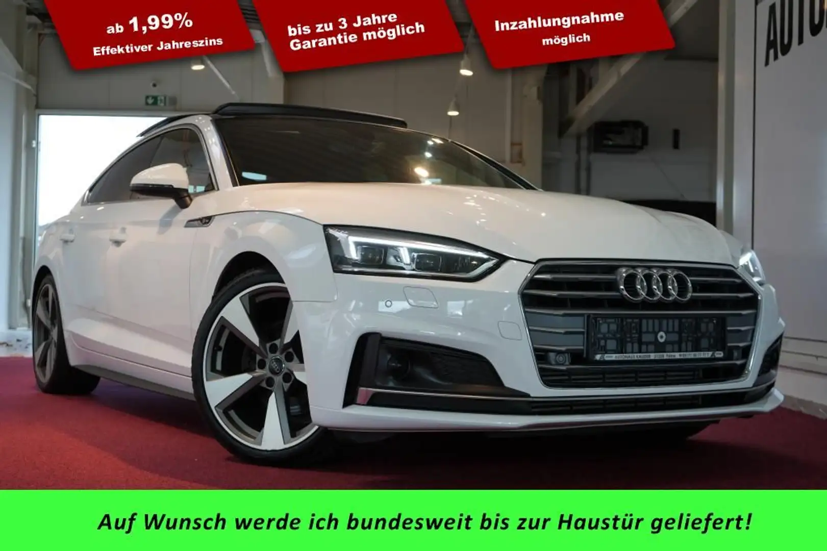 Audi A5 Sportback 40 TFSI sport *LED*Virtual*Pano* Blanc - 1