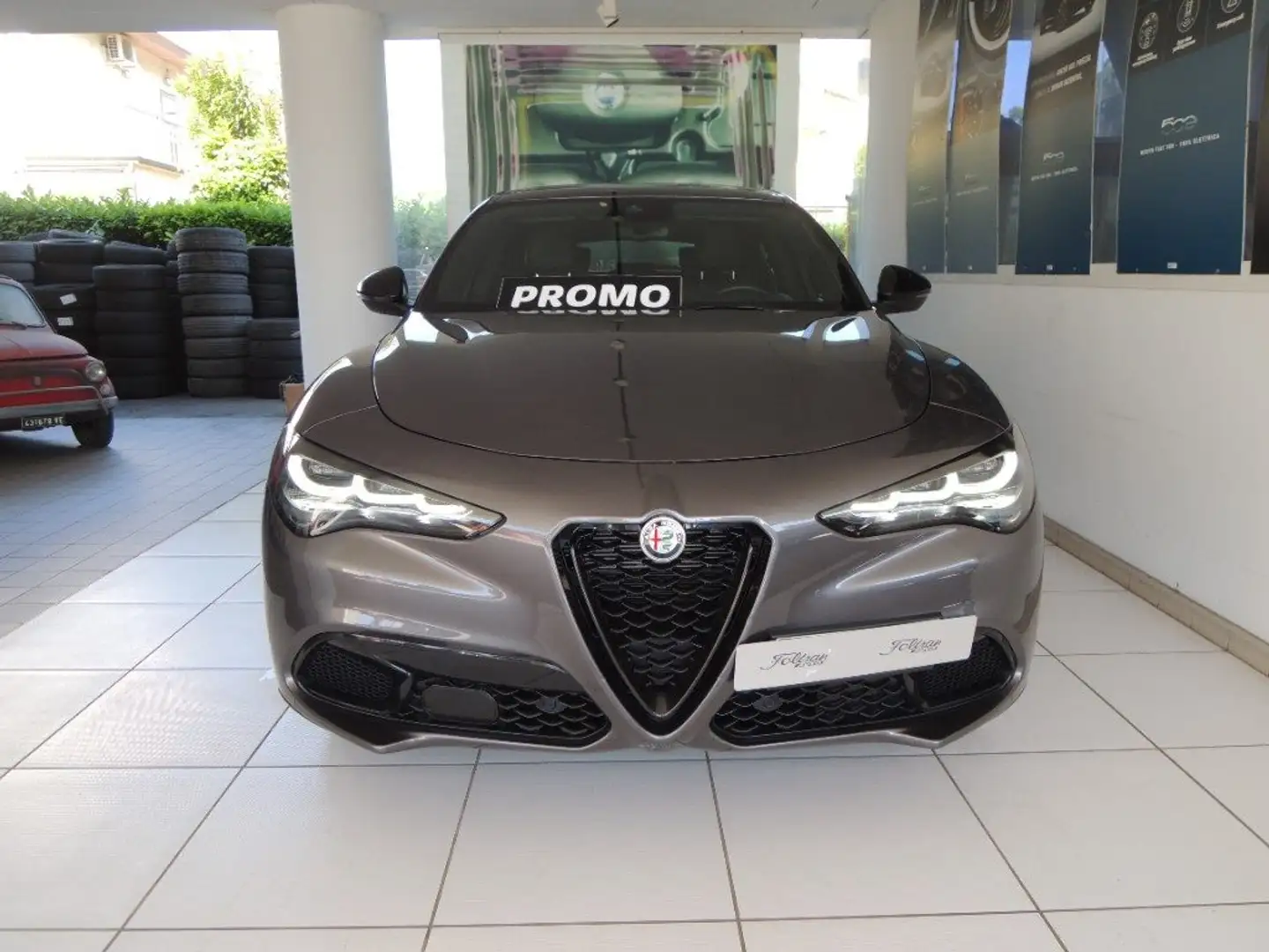 Alfa Romeo Stelvio 2.2 Turbodiesel 160 CV AT8 RWD Sprint Grigio - 2