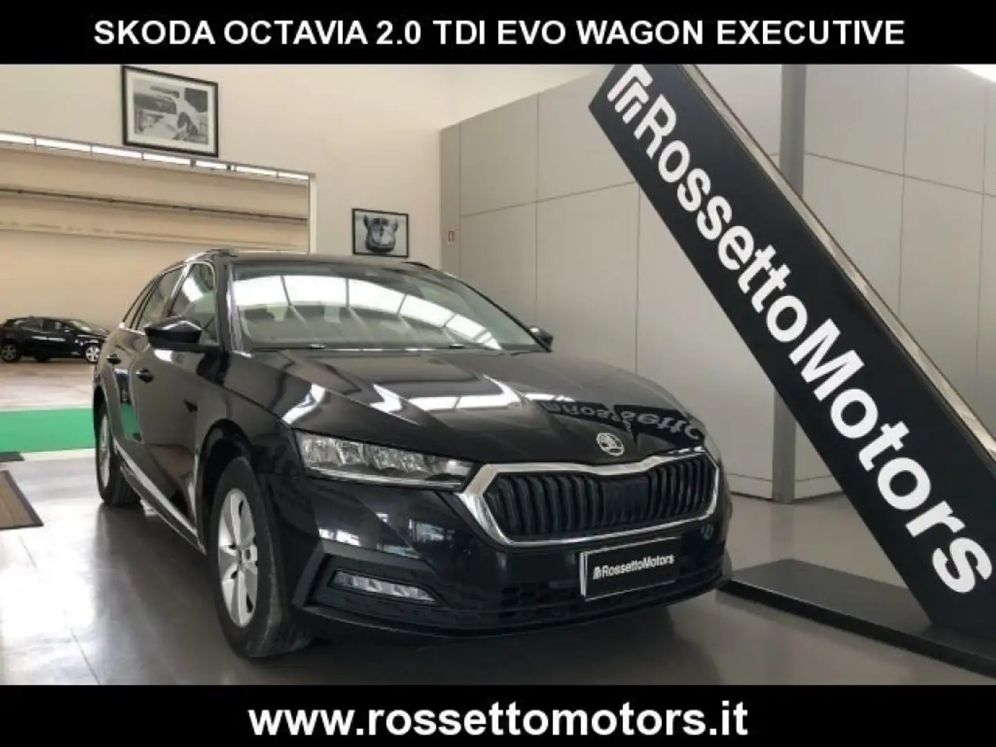 Skoda Octavia 2.0TDI EVO Wagon Executive Zwart - 1