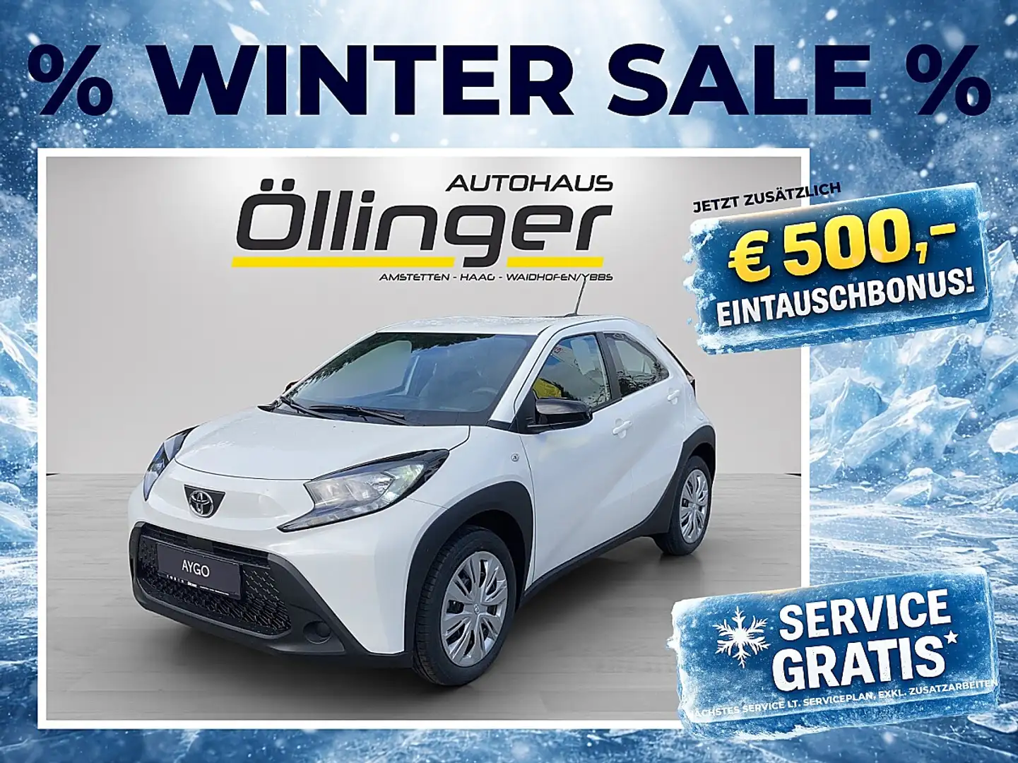 Toyota Aygo X 1,0 VVT-i Play + Sitzheizung Weiß - 1