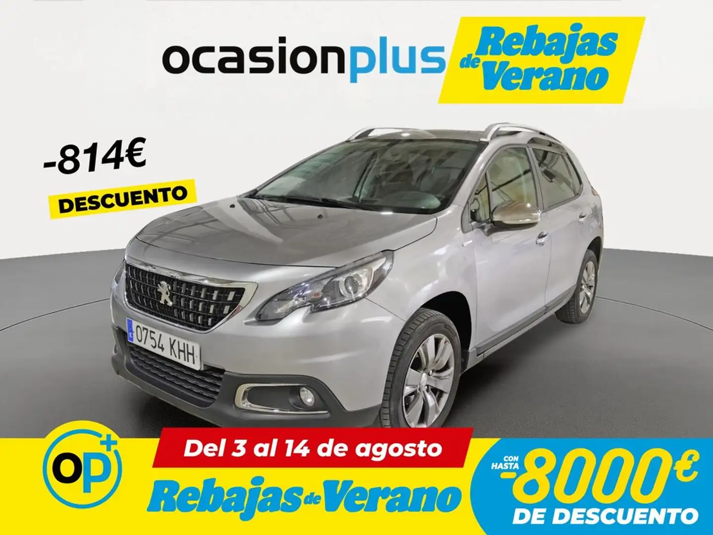 Peugeot 2008 1.2 PureTech Style 82 Gris - 1
