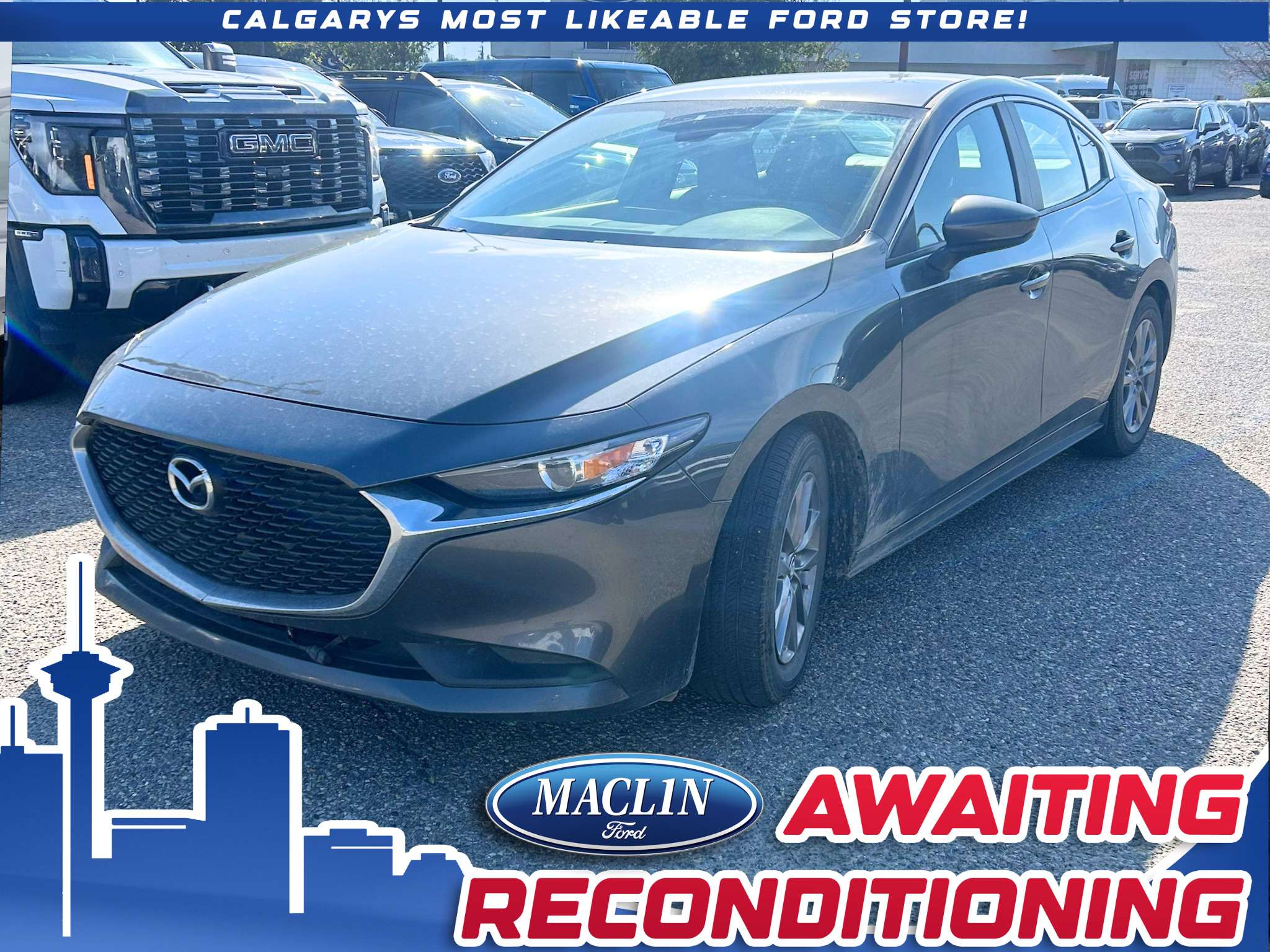 Gray 2020 Mazda MAZDA3 Sedan 6-Speed Automatic