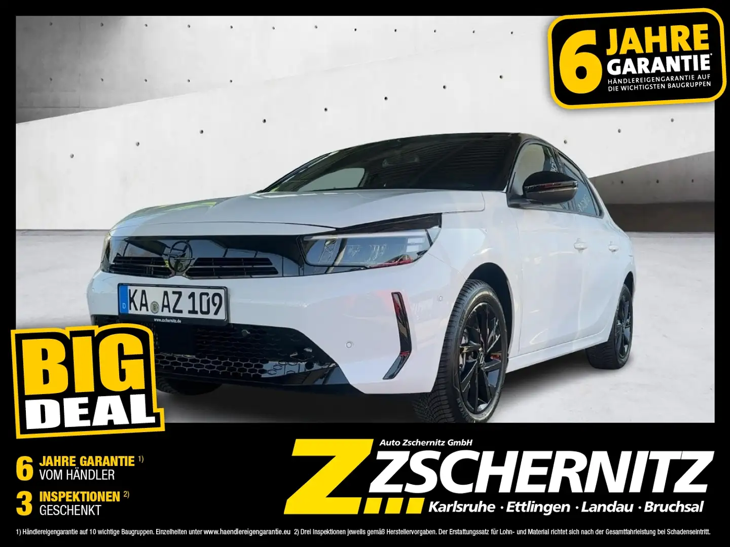 Opel Corsa F 1.2 Turbo GS Kamera PDC Klima Weiß - 1