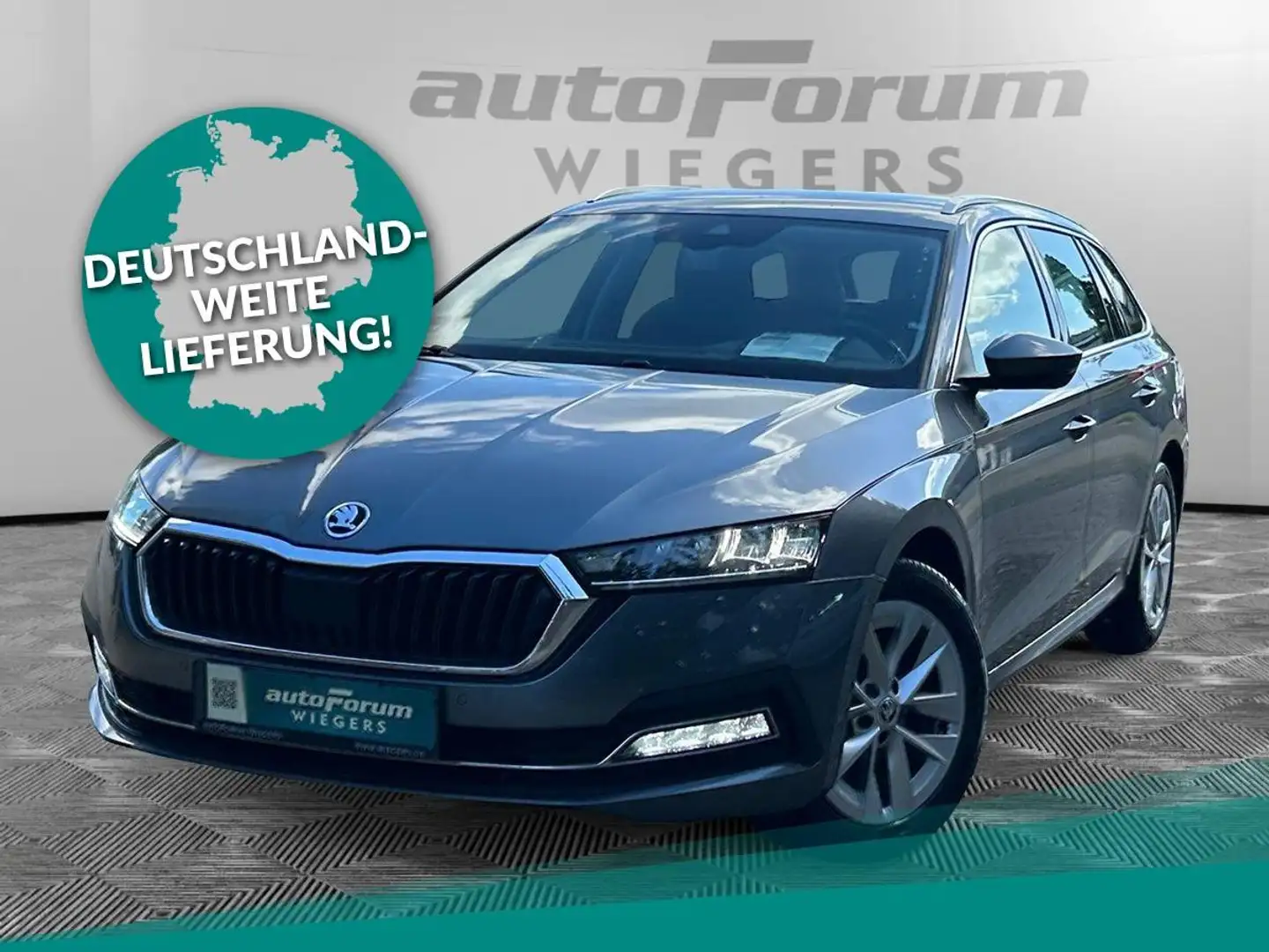 Skoda Octavia Combi 2,0 TDI STYLE DSG+Navi+ACC+SHZ Gris - 1