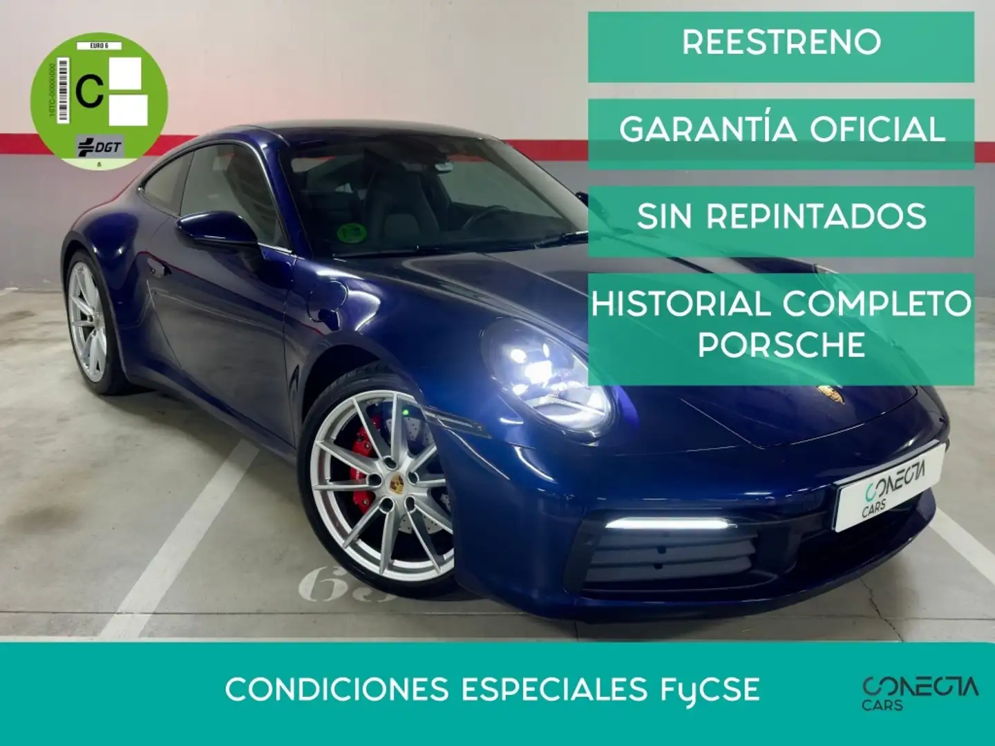 Porsche 992 Carrera 4S Coupé PDK Azul - 1