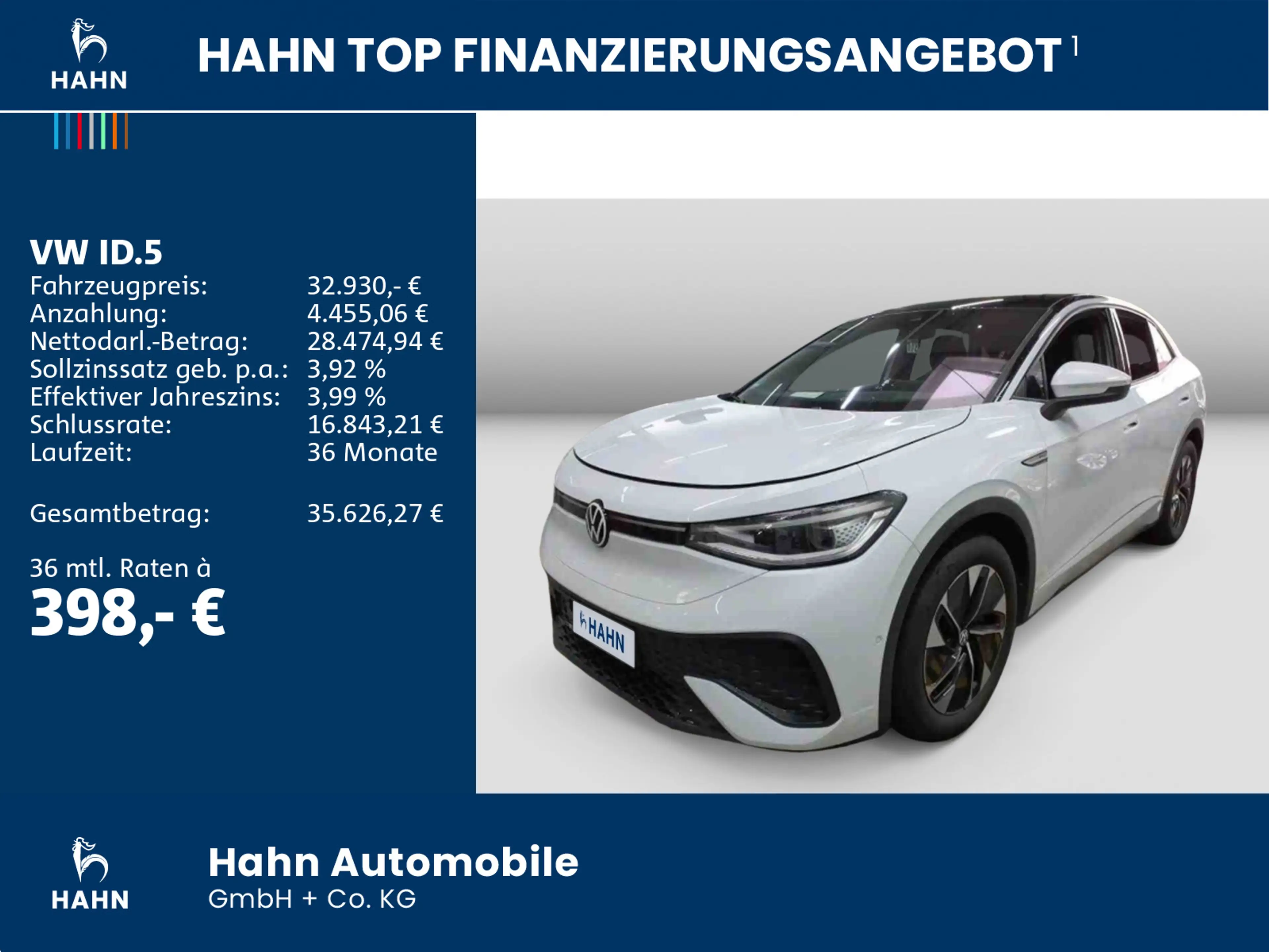 Volkswagen ID.5 Pro Performance Wärmepu AHK Pano Matrix 360 — photo 2