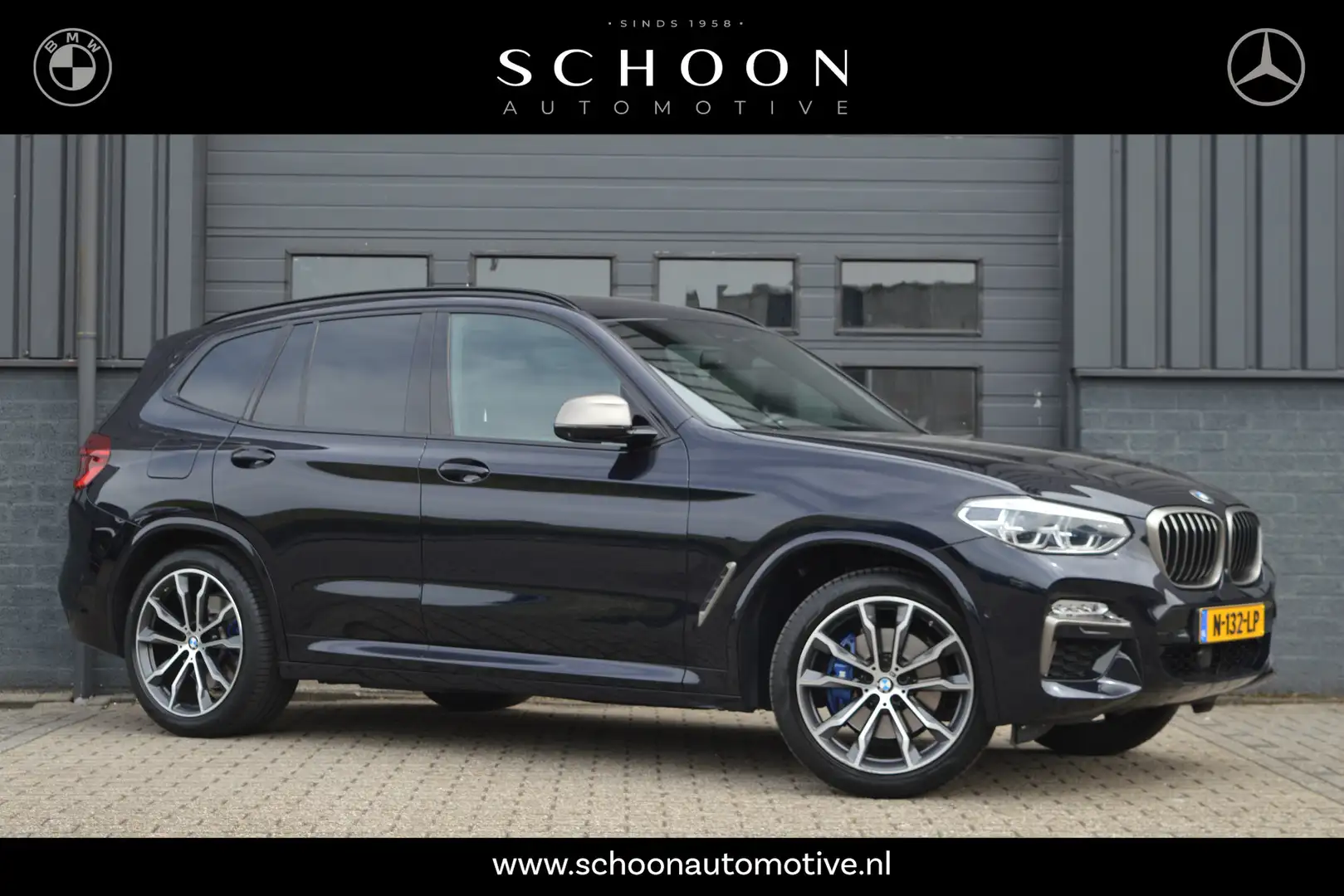 BMW X3 M40i xDrive High Executive | ACC | HUD | H&K | 360 Zwart - 1