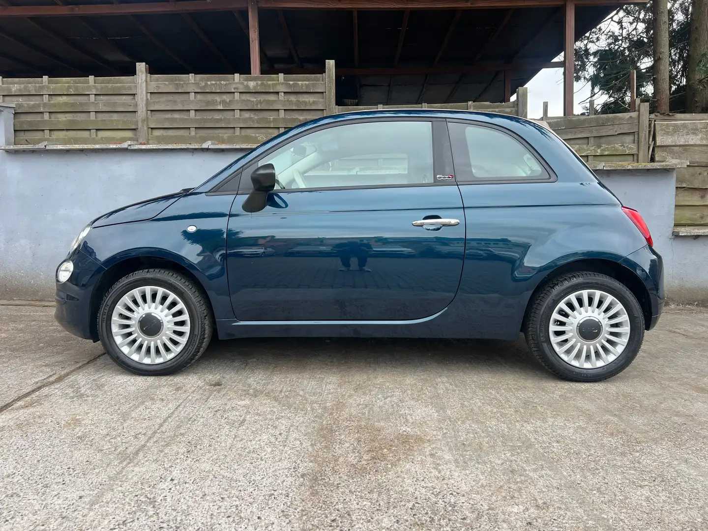Fiat 500C Cabriolet 1.2i Lounge Bleu - 2