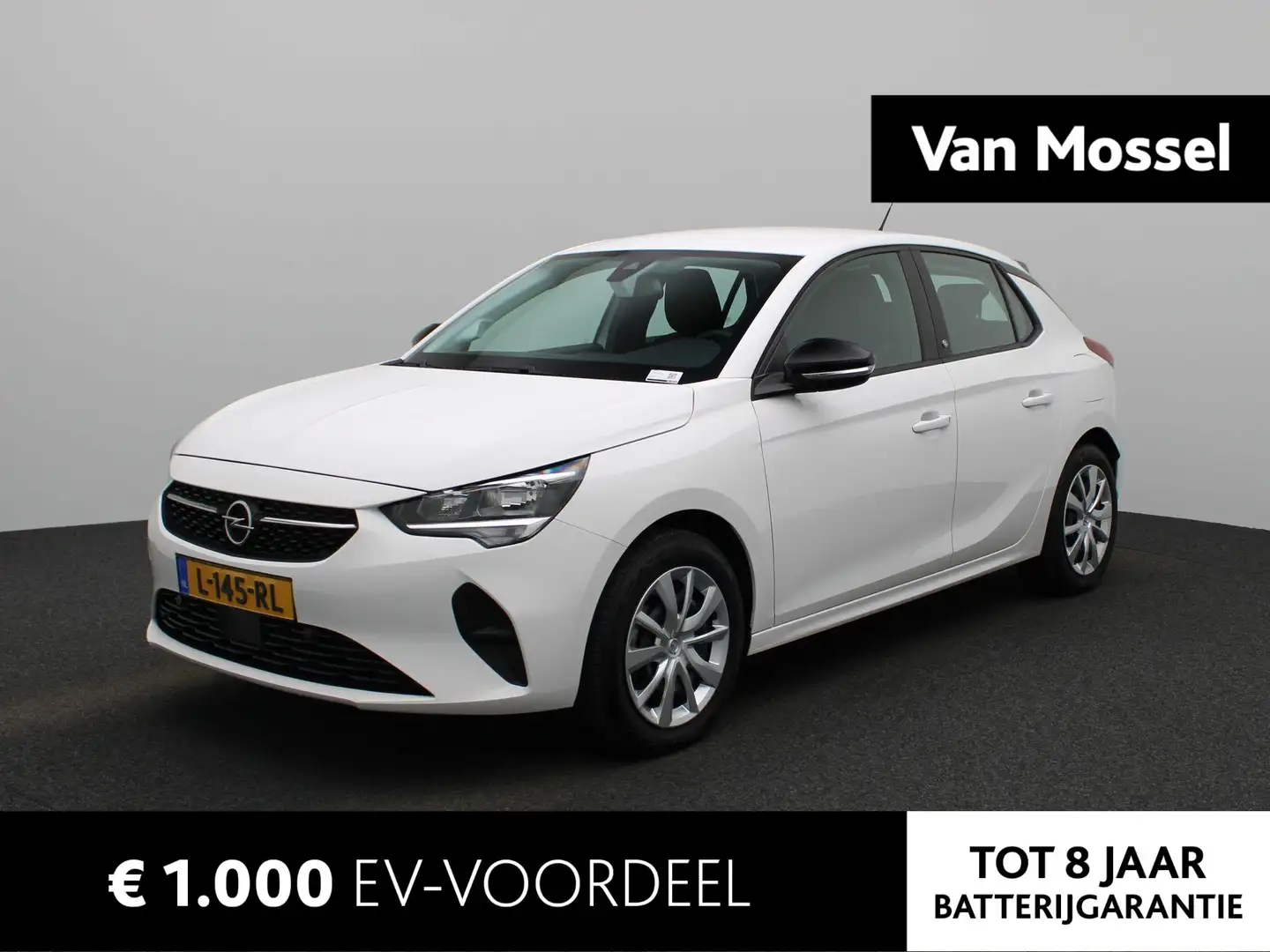 Opel Corsa-e Edition 50 kWh | Parkeersensoren | Apple Carplay/A Wit - 1