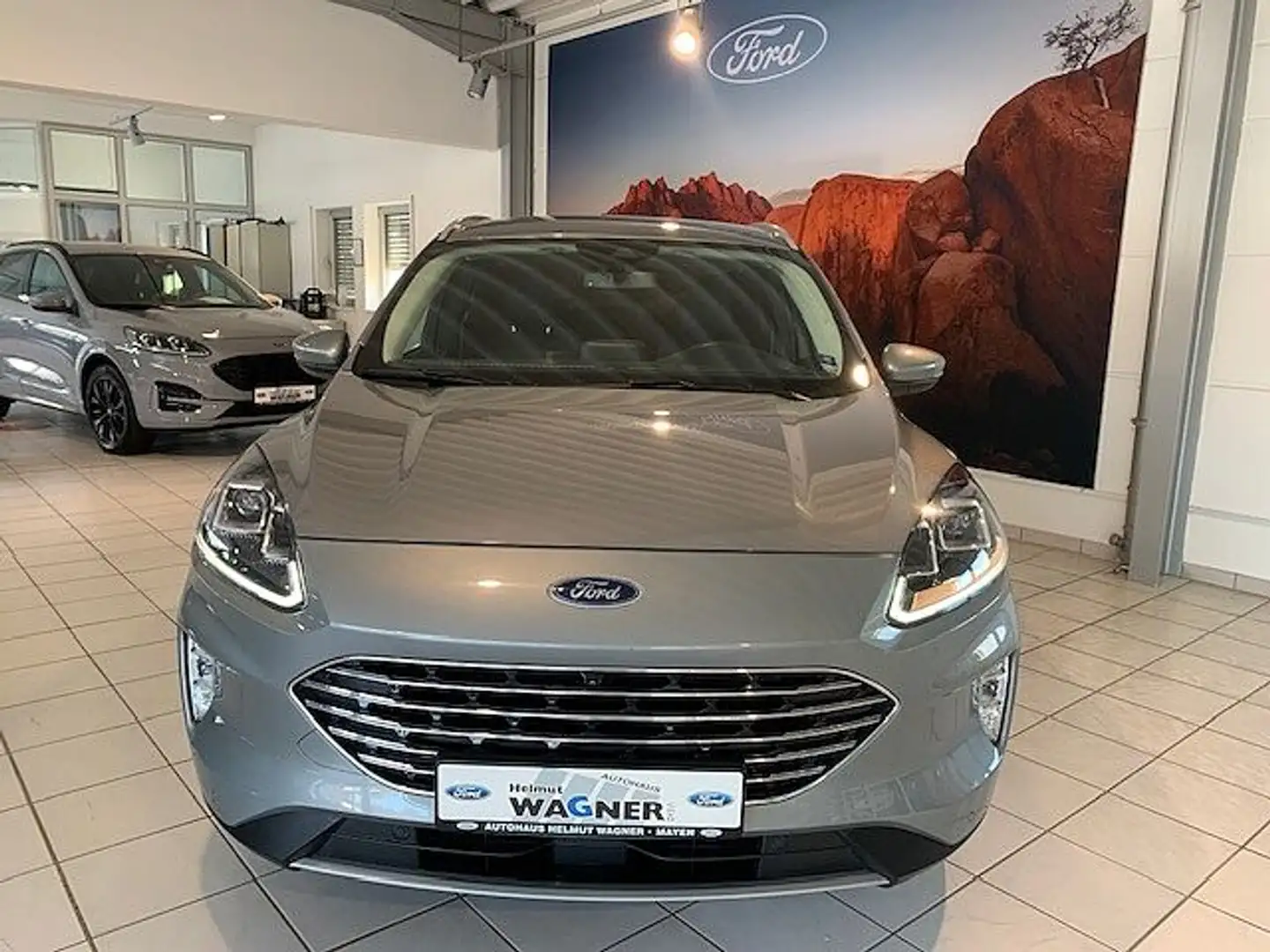 Ford Kuga 2.0 EcoBlue 4x4 Aut. TITANIUM X/LED/iACC/AHK Argent - 2