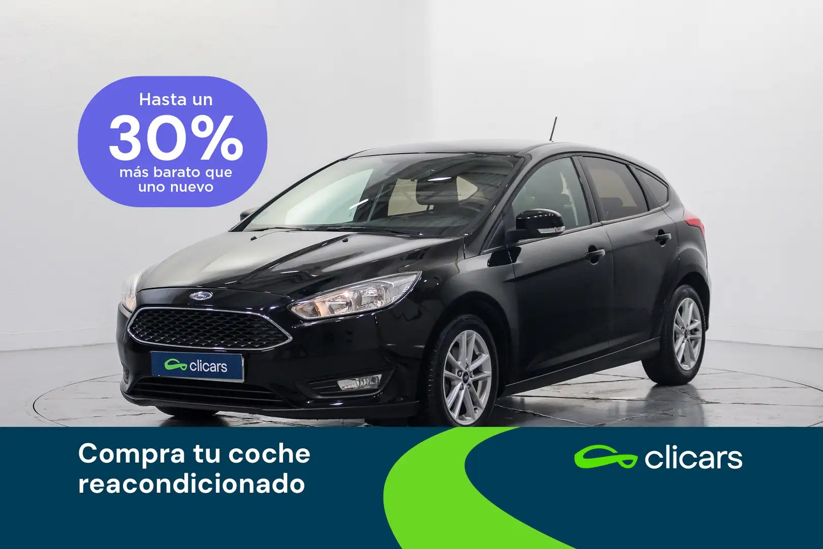 Ford Focus 1.0 Ecoboost Auto-S&S Trend+ 125 Schwarz - 1