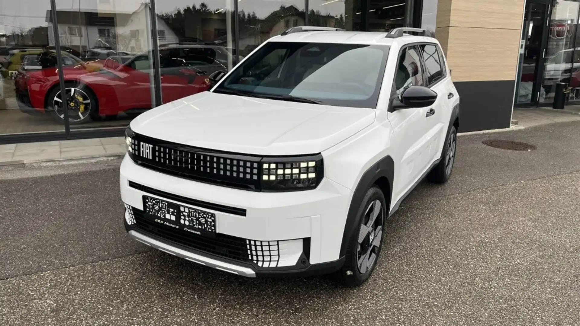 Fiat Grande Panda 1.2 T 100 La Prima Weiß - 1