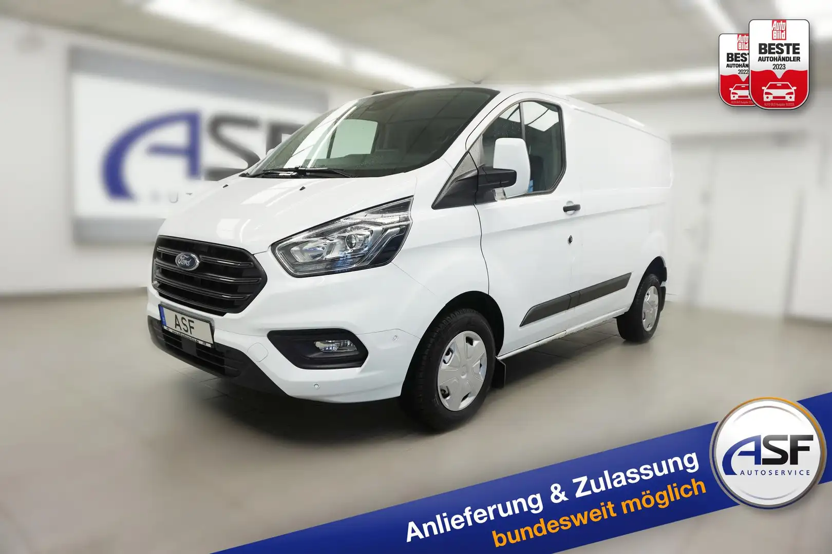 Ford Transit Custom L1 Trend / PDC Klima 3 Sitze Laderaumverkleidun... Wit - 1