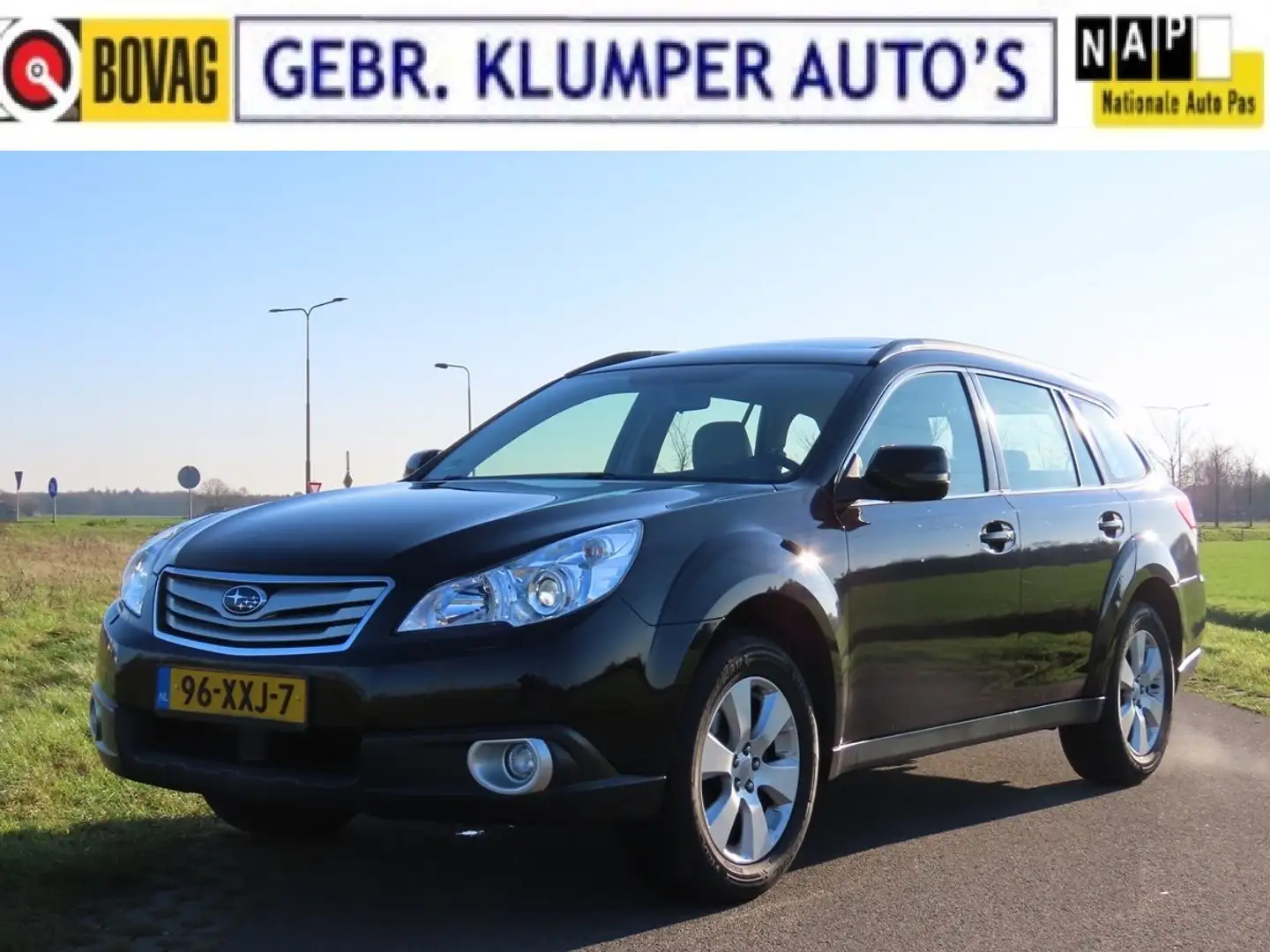 Subaru OUTBACK 2.5i Exec. Aut., Leer, Navi, Cruise, ECC, 2e Eig Schwarz - 1