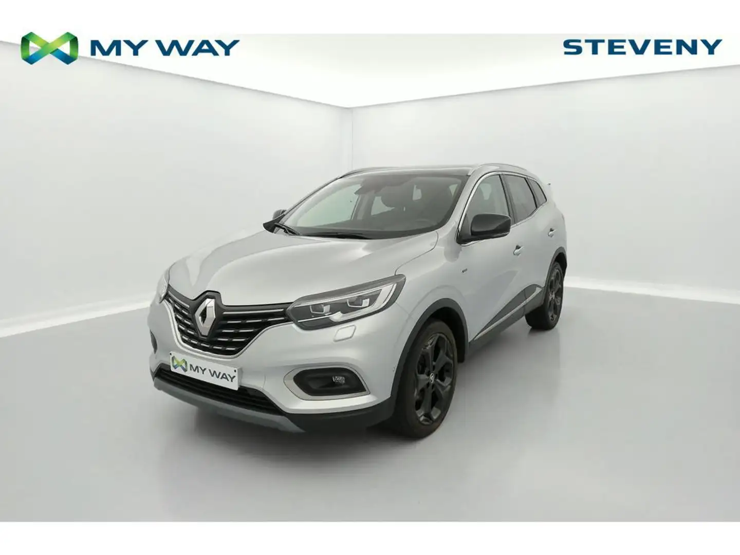 Renault Kadjar Kadjar 1.33 TCe Black Edition GPF Zilver - 1