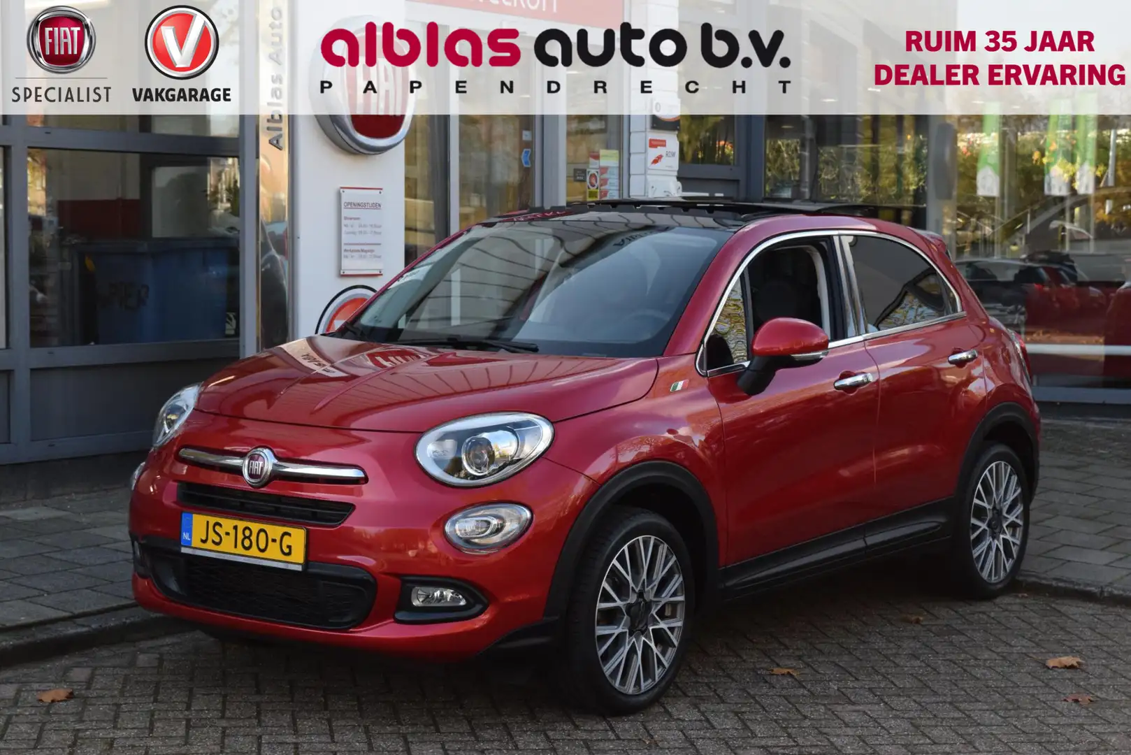 Fiat 500X 1.6 Lounge|Leer|Open dak|Xenon|18" Rot - 1