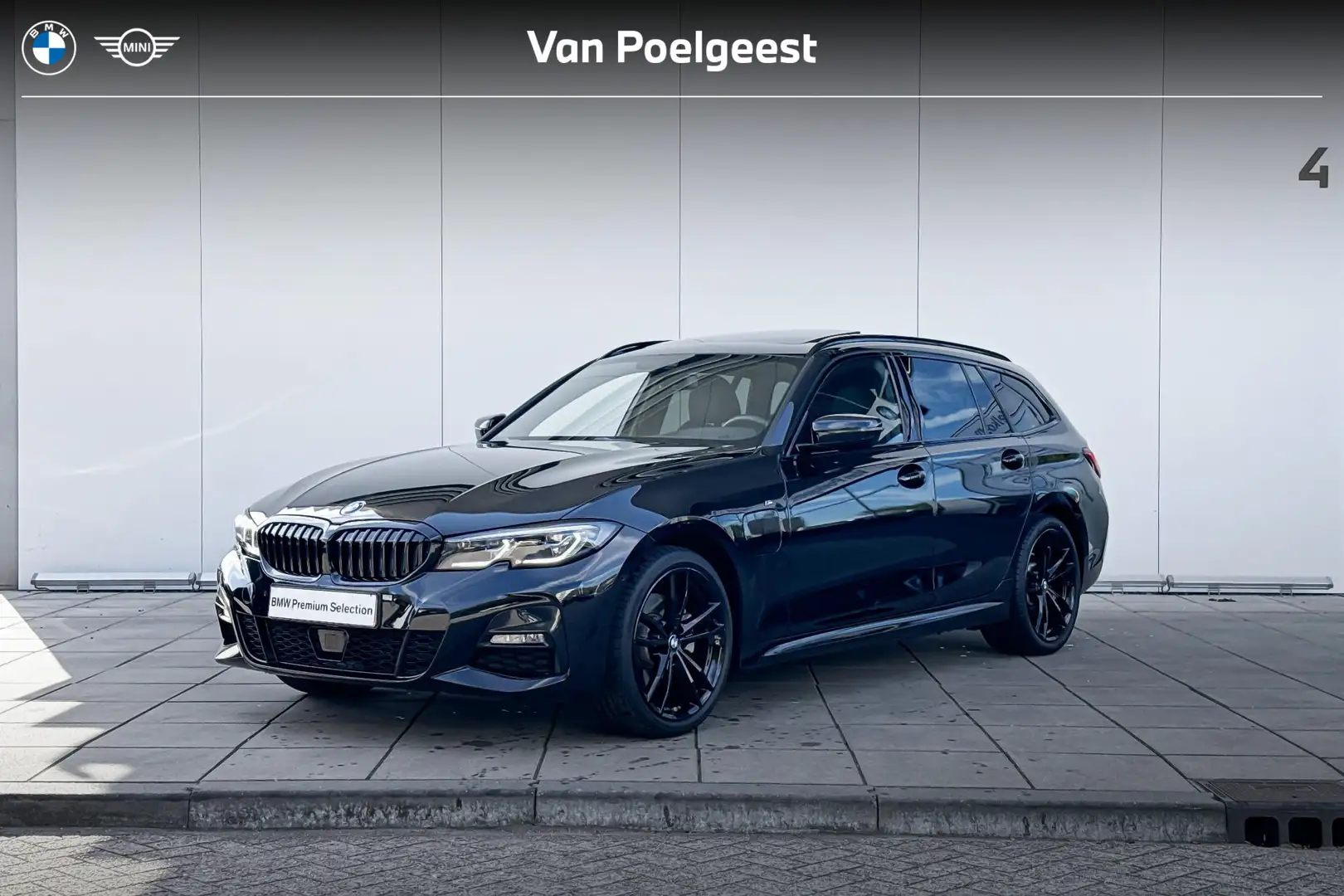 BMW 320 3 Serie Touring 320e High Executive M-Sport 19 Inc Noir - 1