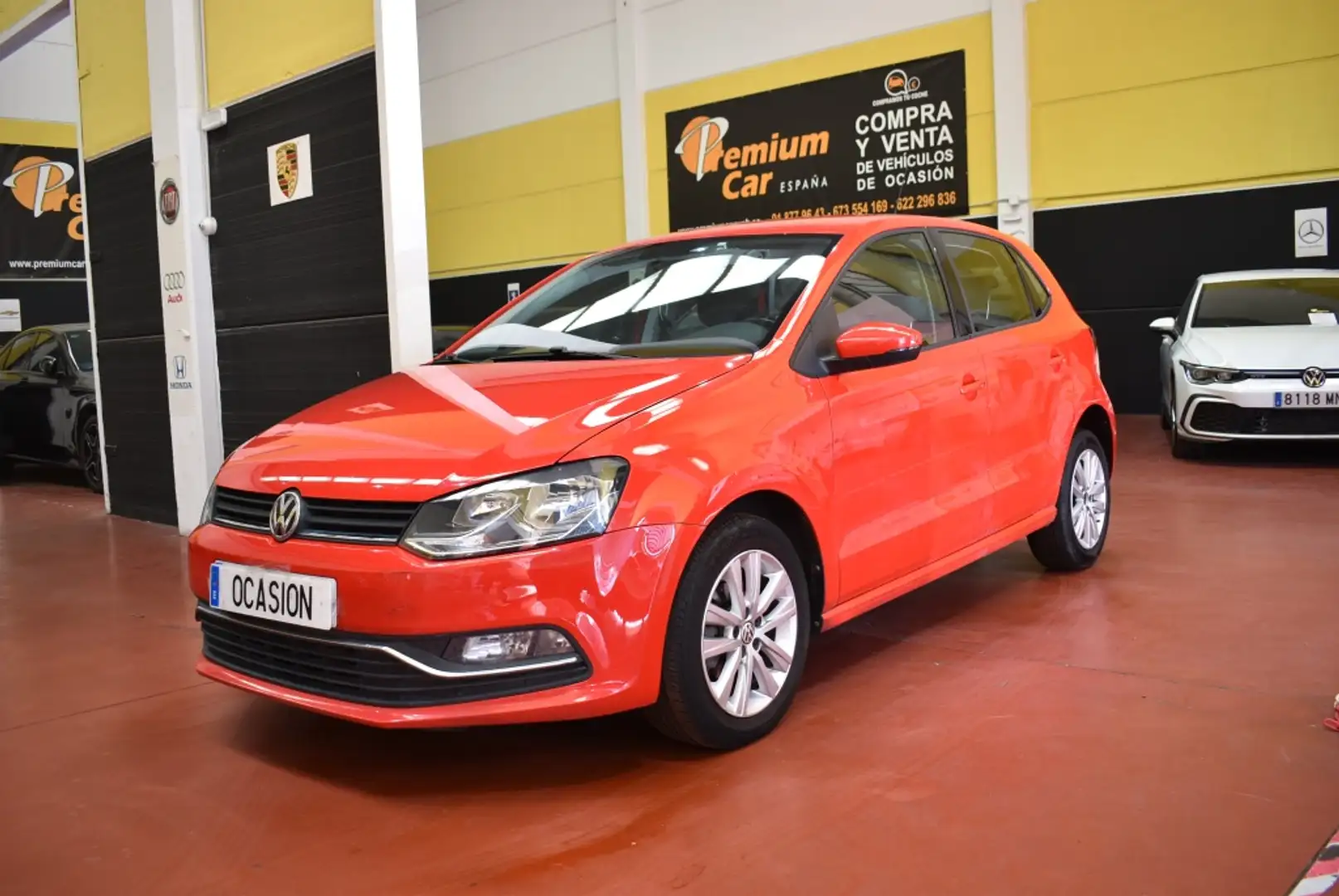 Volkswagen Polo 1.4 TDI BMT Advance 66kW Rojo - 1